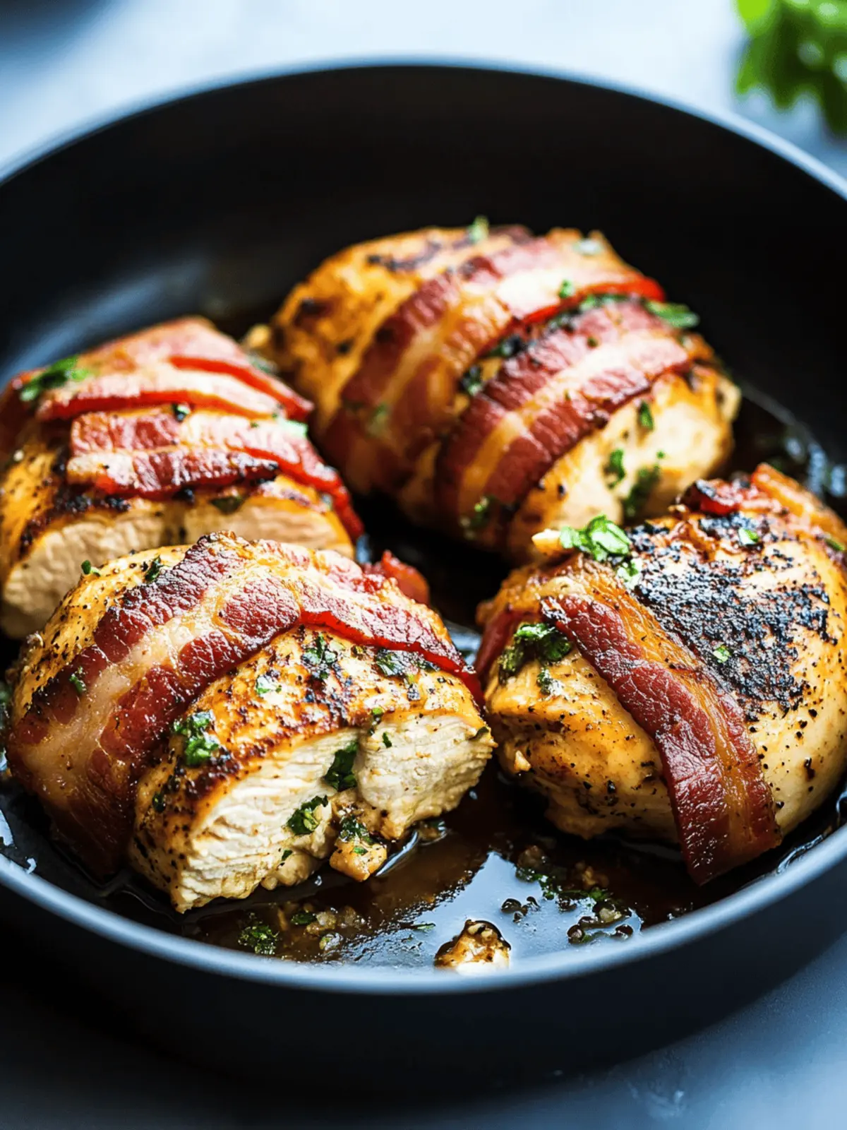 Bacon-Wrapped Chicken Breast: A Savory Home-Cooked Delight 4 Chicken Breast with Bacon