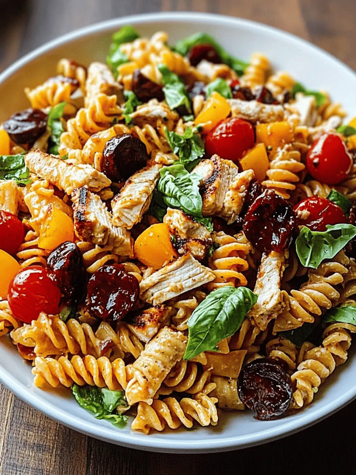 Ultimate BBQ Chicken Ranch Pasta Salad for Summer Fun 3 BBQ Chicken Ranch Pasta Salad