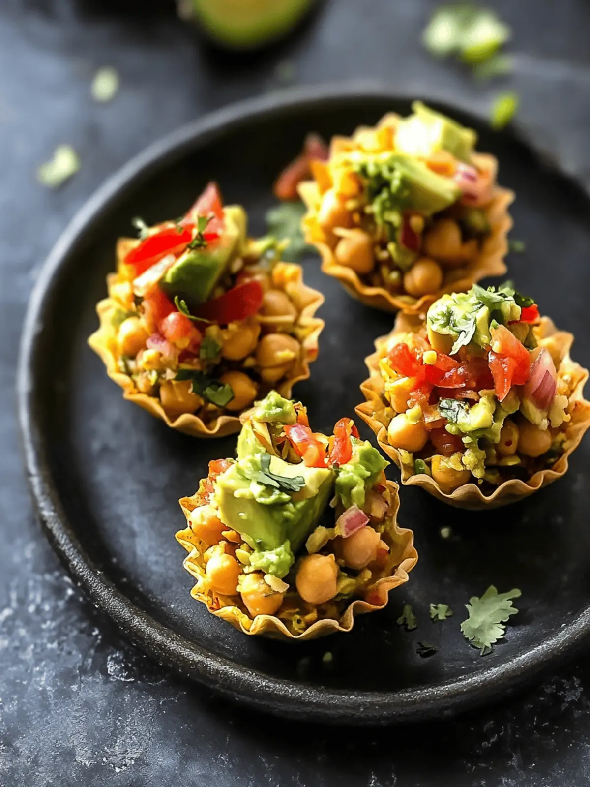 Chickpea Avocado Bhel Cups for Festive Flavorful Fun 5 Chickpea Avocado Bhel Cups