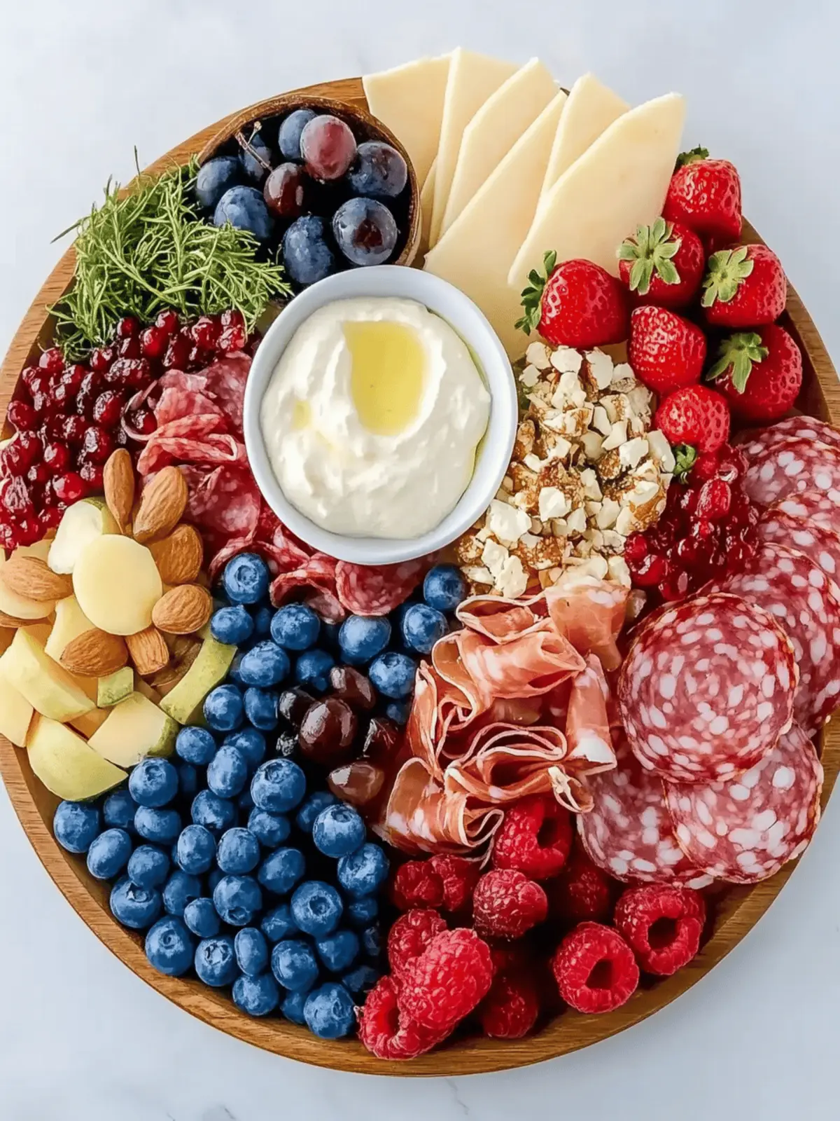 Healthy Red White and Blue Charcuterie Board for Fun Gatherings 3 Healthy Red White and Blue Charcuterie Board