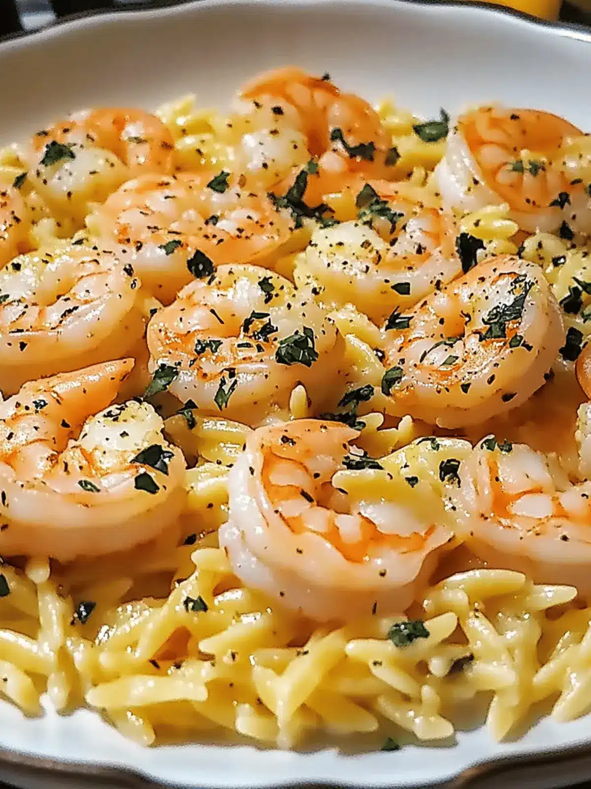 One Pan Parmesan Orzo with Shrimp for Effortless Dinners 3 One Pan Parmesan Orzo with Shrimp