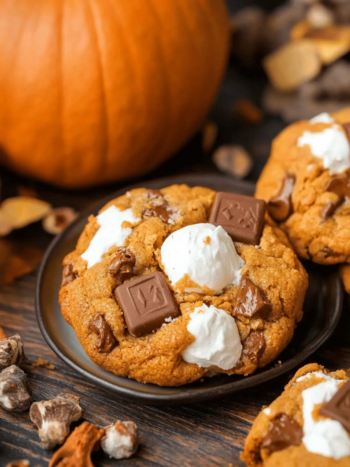 Pumpkin S’mores Cookies That Will Warm Your Fall Evenings 3 Pumpkin S’mores Cookies