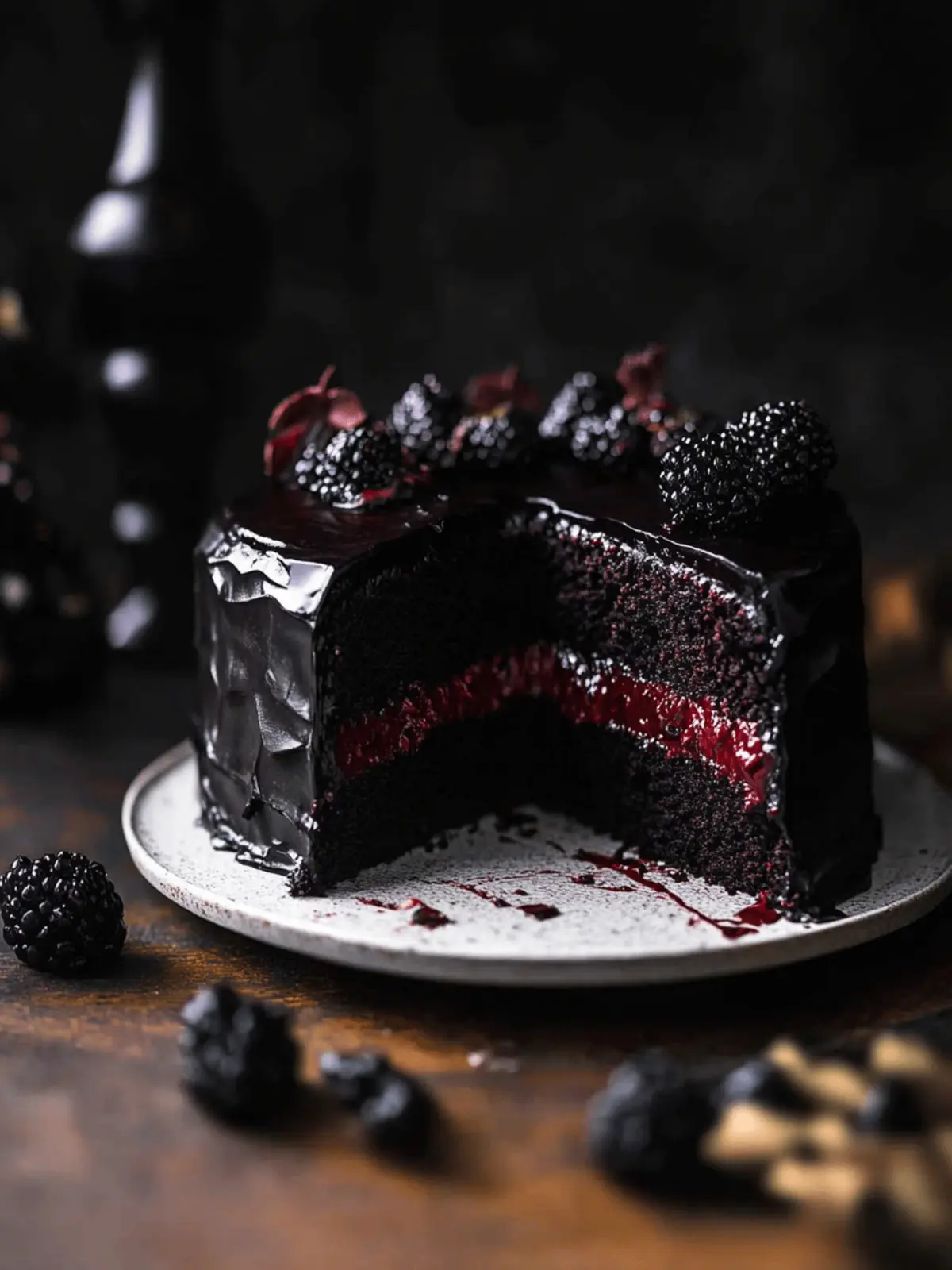 Irresistibly Rich Black Velvet Halloween Cake to Spook Your Guests 4 Black Velvet Halloween Cake