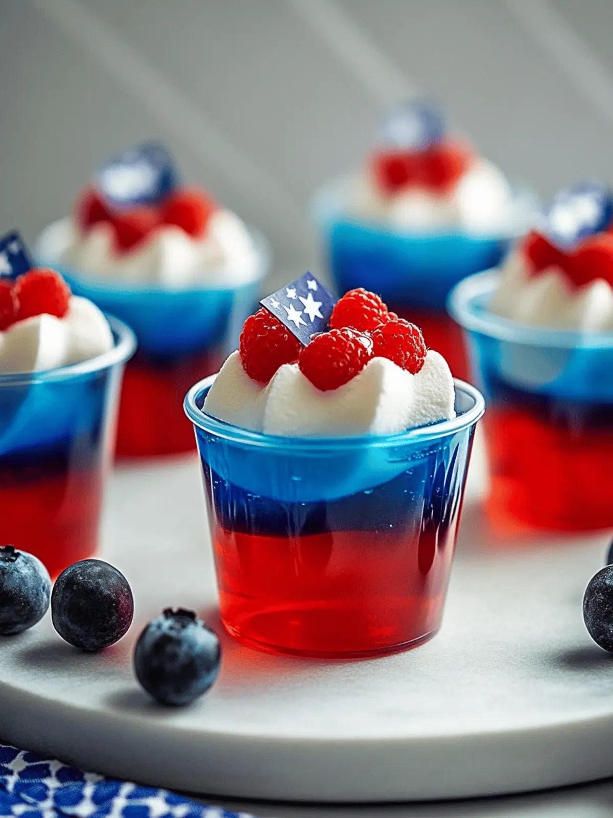 Red, White, and Blue Jello Cups: Fun No-Bake Summer Treats 5 Red, White, and Blue Jello Cups