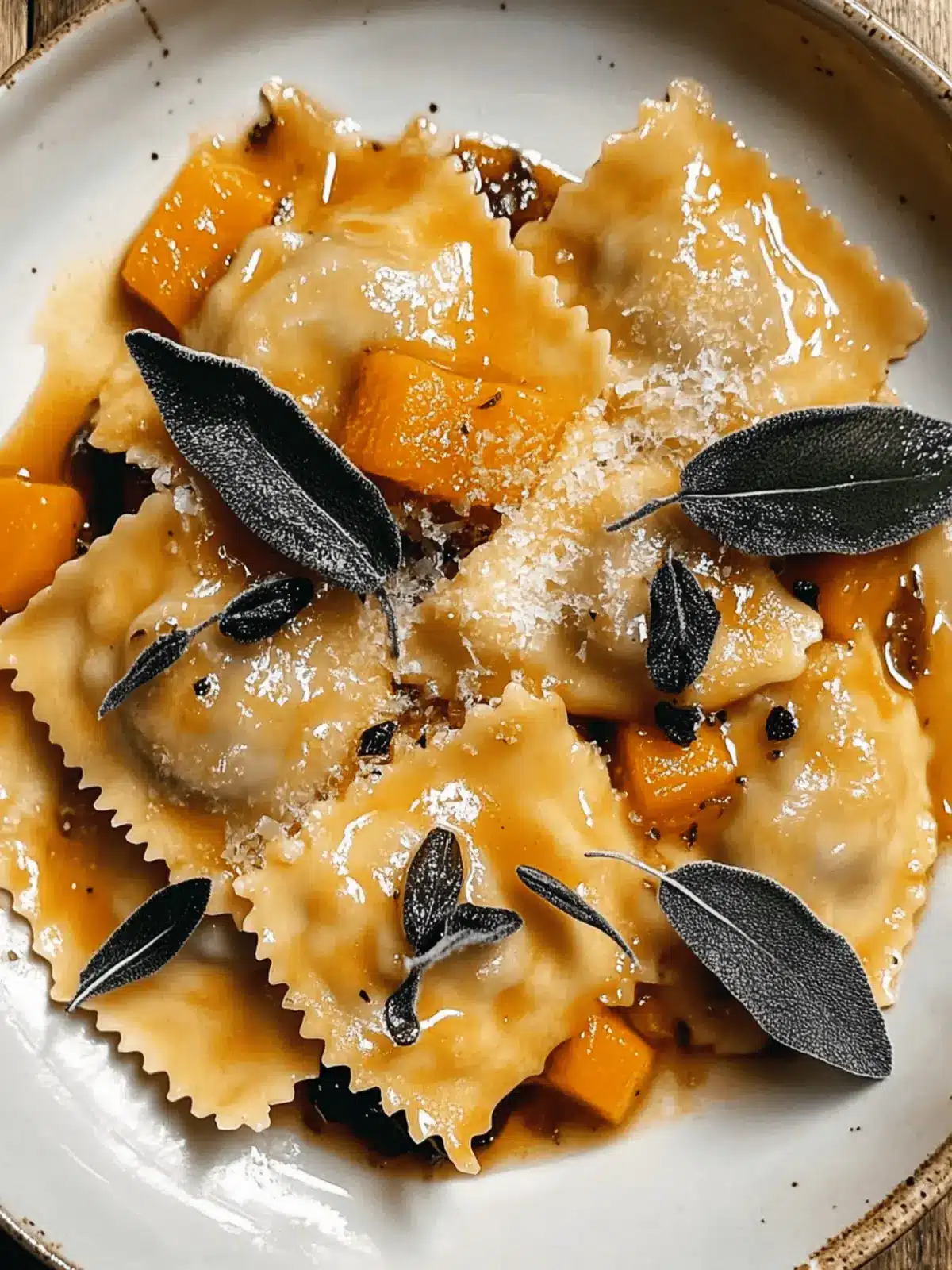 Cozy Up with Roast Pumpkin Agnolotti in Sage Butter Sauce 3 Roast Pumpkin Agnolotti