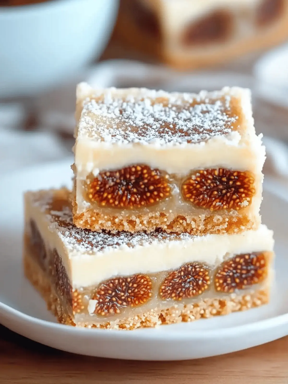 Decadent Fig and Cream Cheese Bars for Effortless Indulgence 2 Fig and Cream Cheese Bars