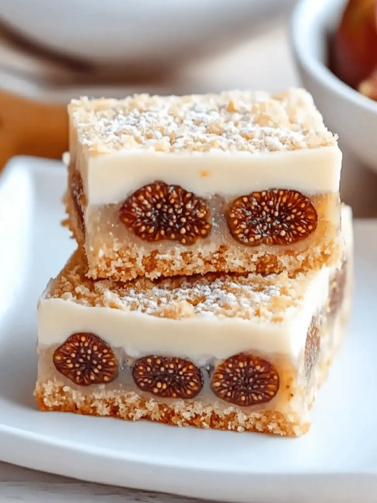 Decadent Fig and Cream Cheese Bars for Effortless Indulgence 3 Fig and Cream Cheese Bars