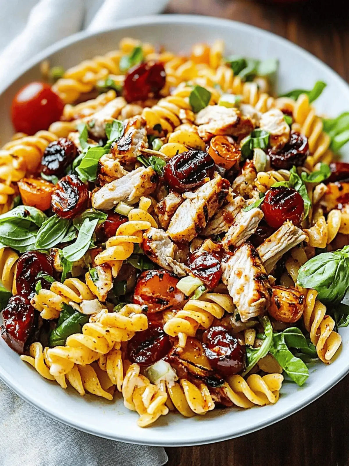 Ultimate BBQ Chicken Ranch Pasta Salad for Summer Fun 2 BBQ Chicken Ranch Pasta Salad