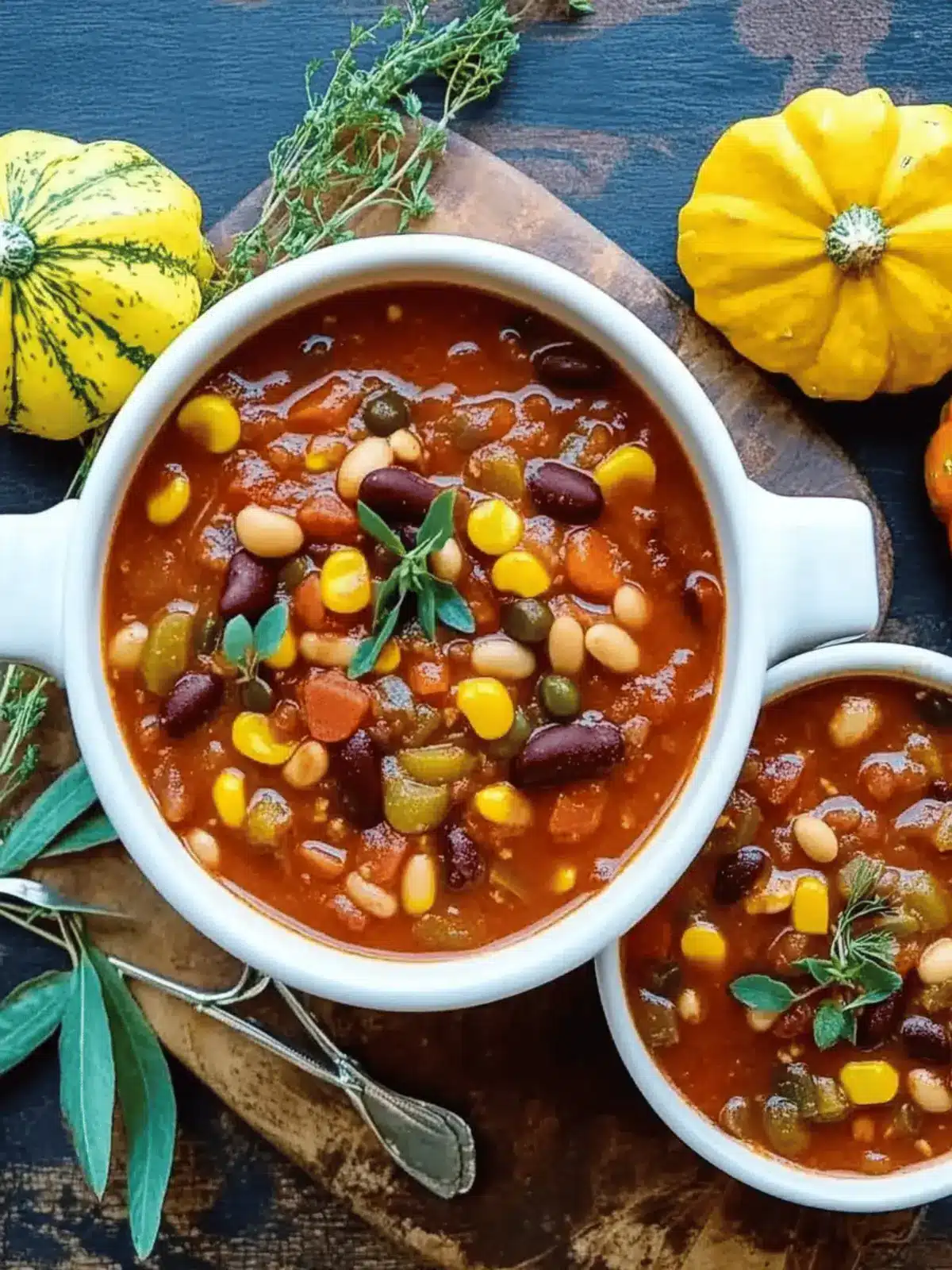 Delicious Vegan Three Sisters Chili for Cozy Comfort Evenings 2 Vegan Three Sisters Chili