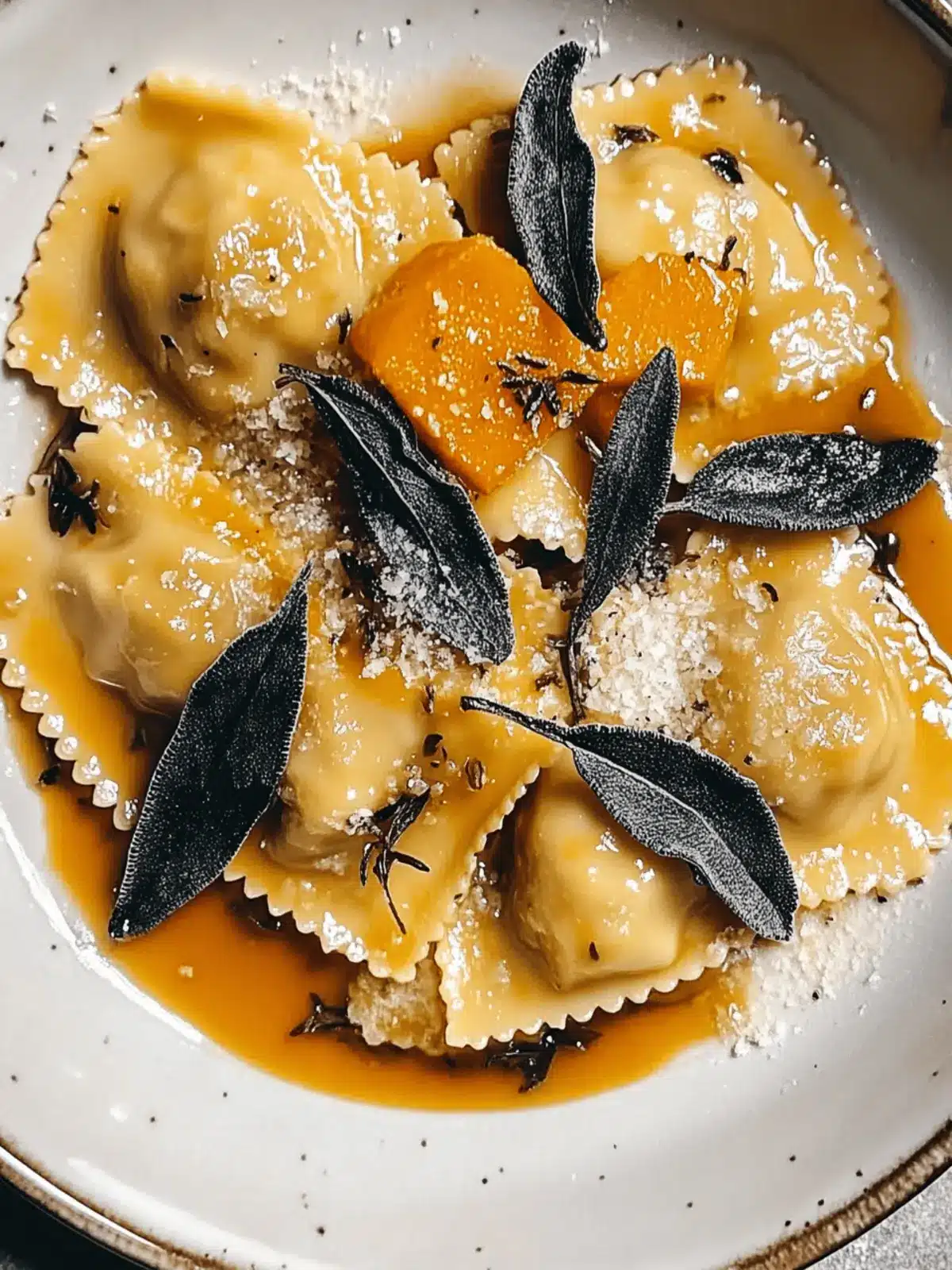 Cozy Up with Roast Pumpkin Agnolotti in Sage Butter Sauce 4 Roast Pumpkin Agnolotti