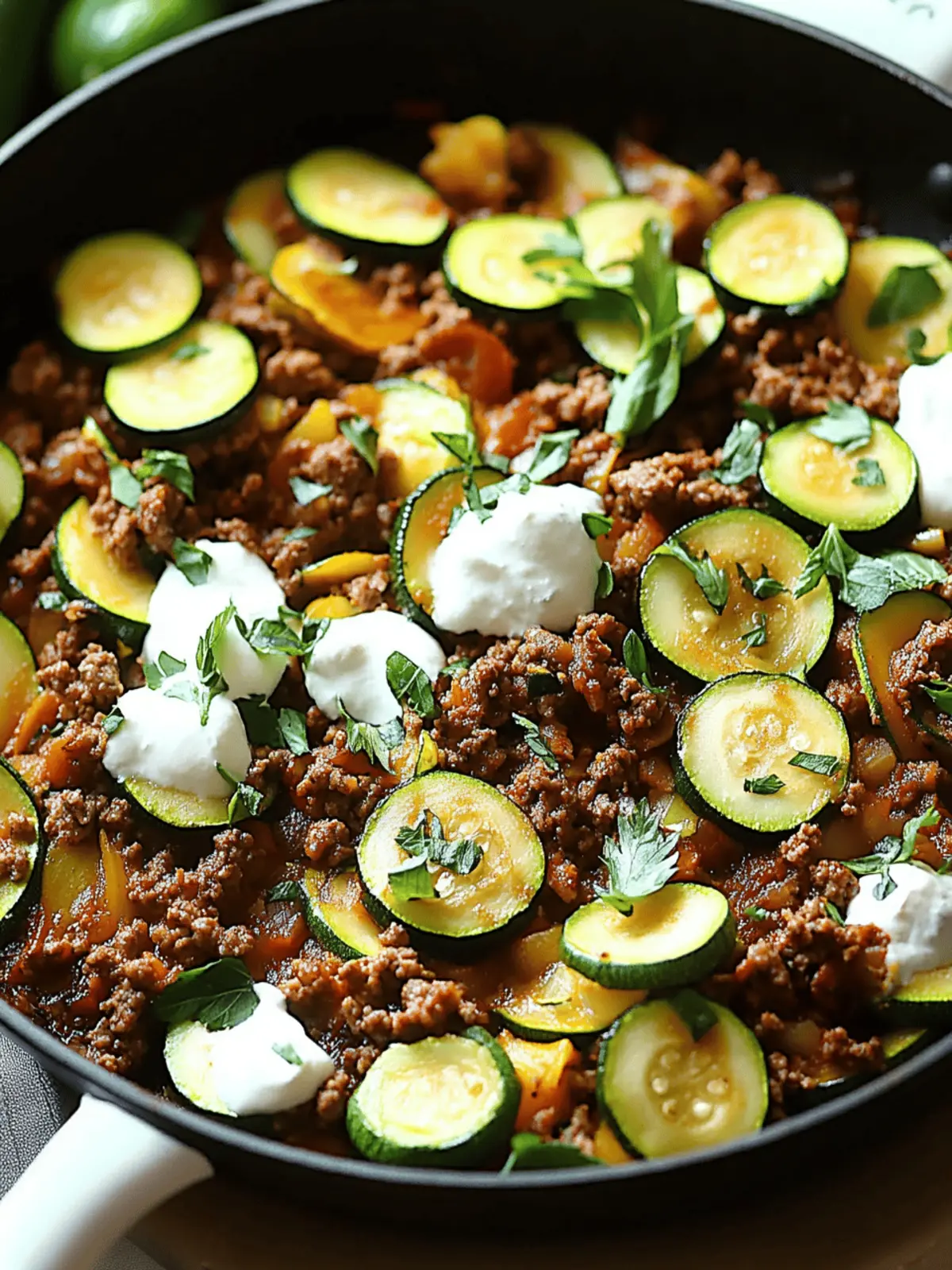 Zucchini and Ground Beef Skillet: Quick, Flavor-Packed Meal 5 Zucchini and Ground Beef Skillet