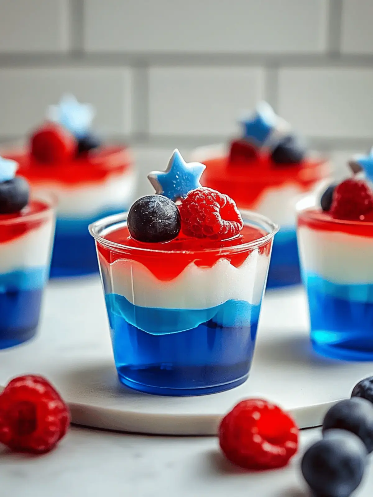Red, White, and Blue Jello Cups: Fun No-Bake Summer Treats 3 Red, White, and Blue Jello Cups