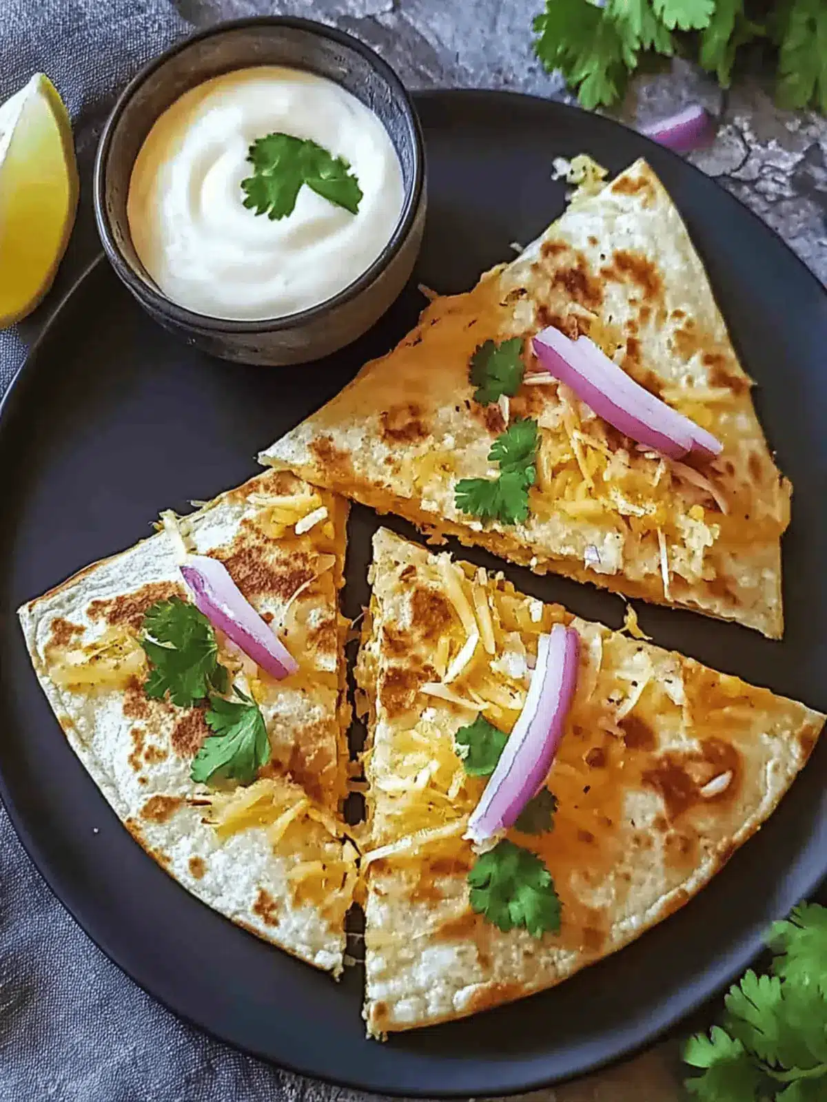 Pav Bhaji Quesadillas: Quick and Flavorful Fusion Delight 3 Pav Bhaji Quesadillas