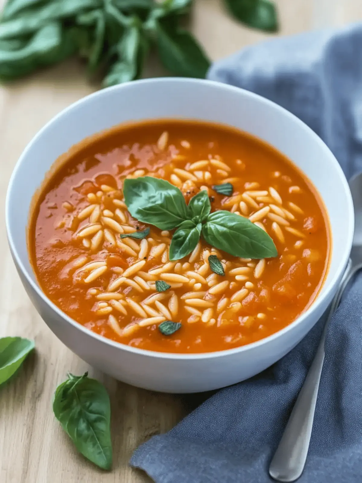 Comforting Hearty Tomato Orzo Soup for Cozy Nights at Home 4 Hearty Tomato Orzo Soup