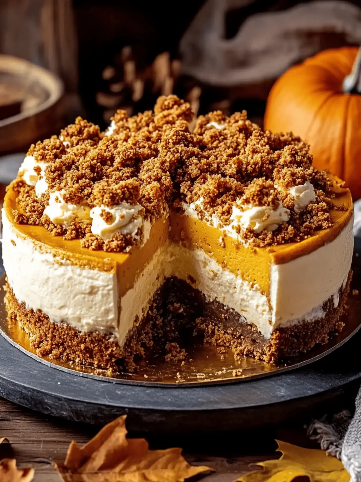 Irresistible Pumpkin Streusel Cheesecake for Cozy Fall Nights 5 Pumpkin Streusel Cheesecake