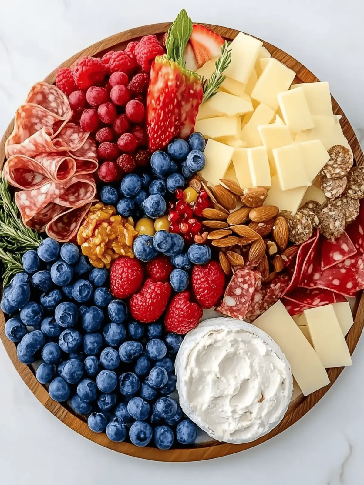 Healthy Red White and Blue Charcuterie Board for Fun Gatherings 4 Healthy Red White and Blue Charcuterie Board