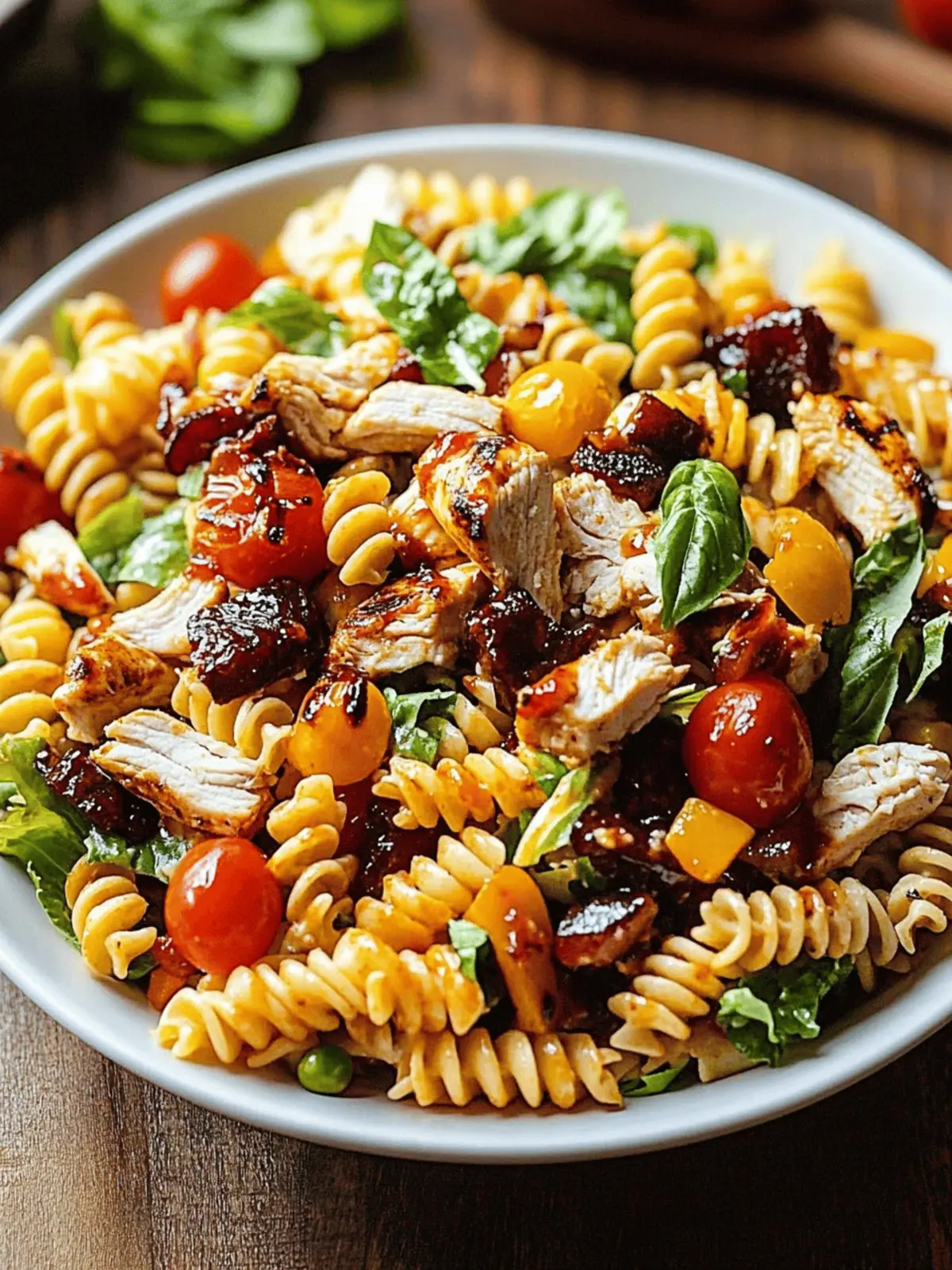 Ultimate BBQ Chicken Ranch Pasta Salad for Summer Fun 5 BBQ Chicken Ranch Pasta Salad