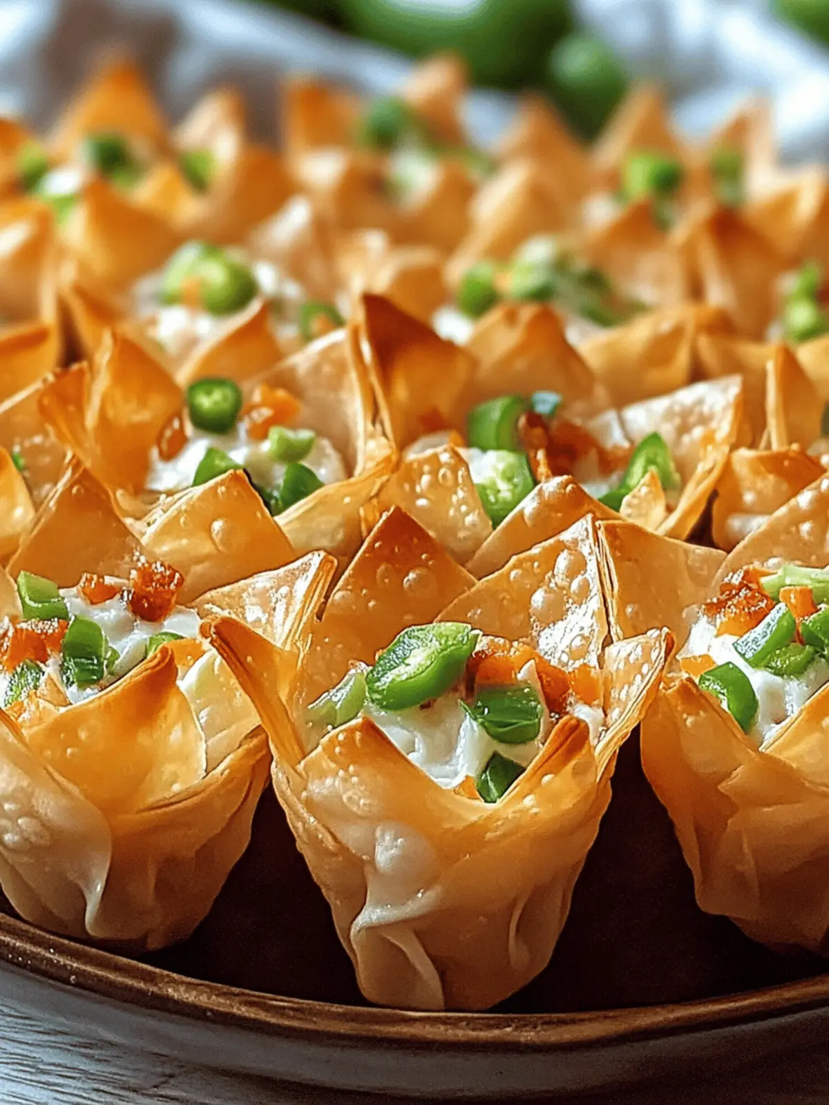 Spicy Jalapeno Popper Wonton Cups for Flavor-Packed Fun 4 Jalapeno Popper Wonton Cups
