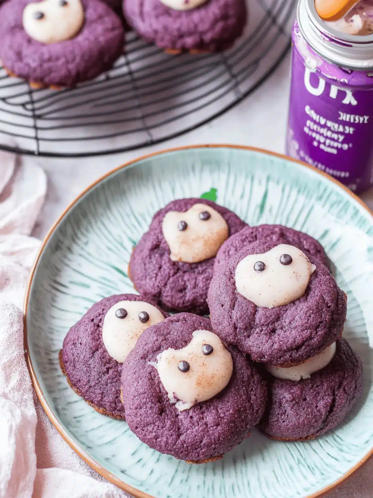 Cute Ube Snickerdoodles: Adorable Bear Cookies to Bake Today 5 Cute Ube Snickerdoodles