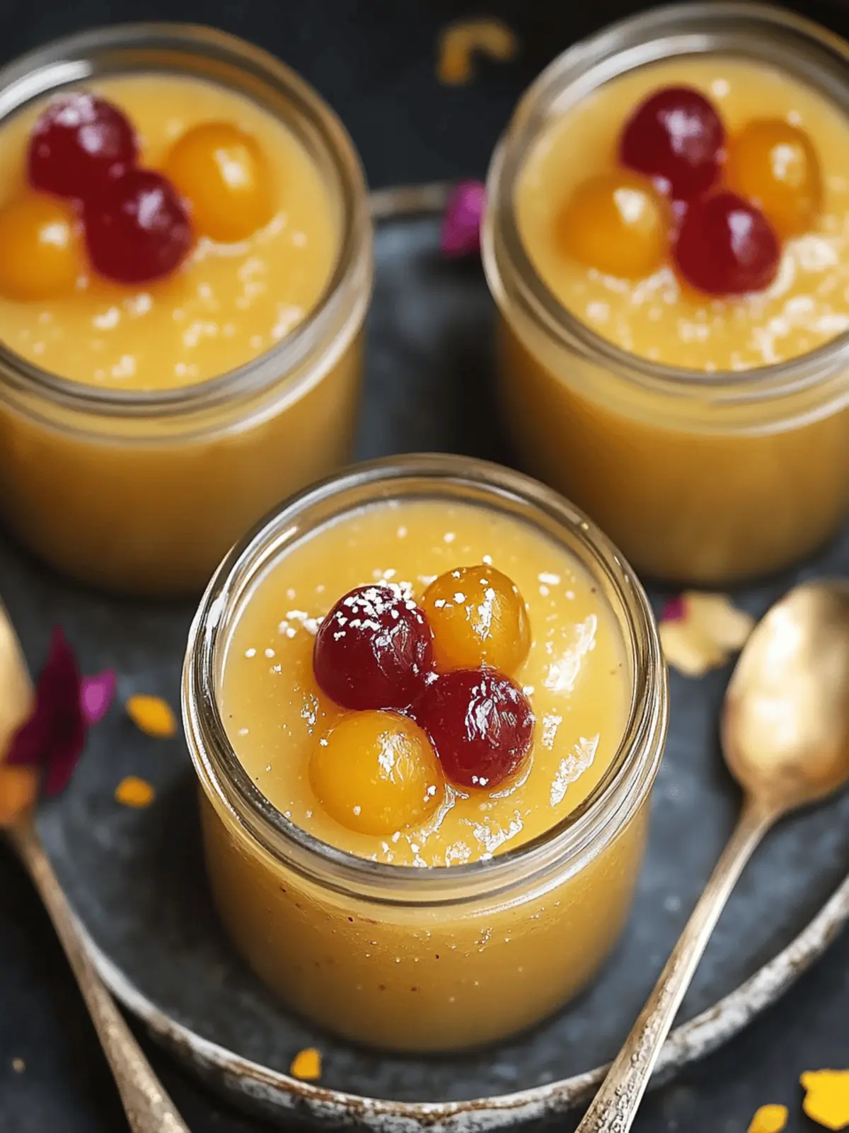 Gulab Jamun Custard Jars: Sweet Festive Delight Under 30 Mins 2 Gulab Jamun Custard Jars