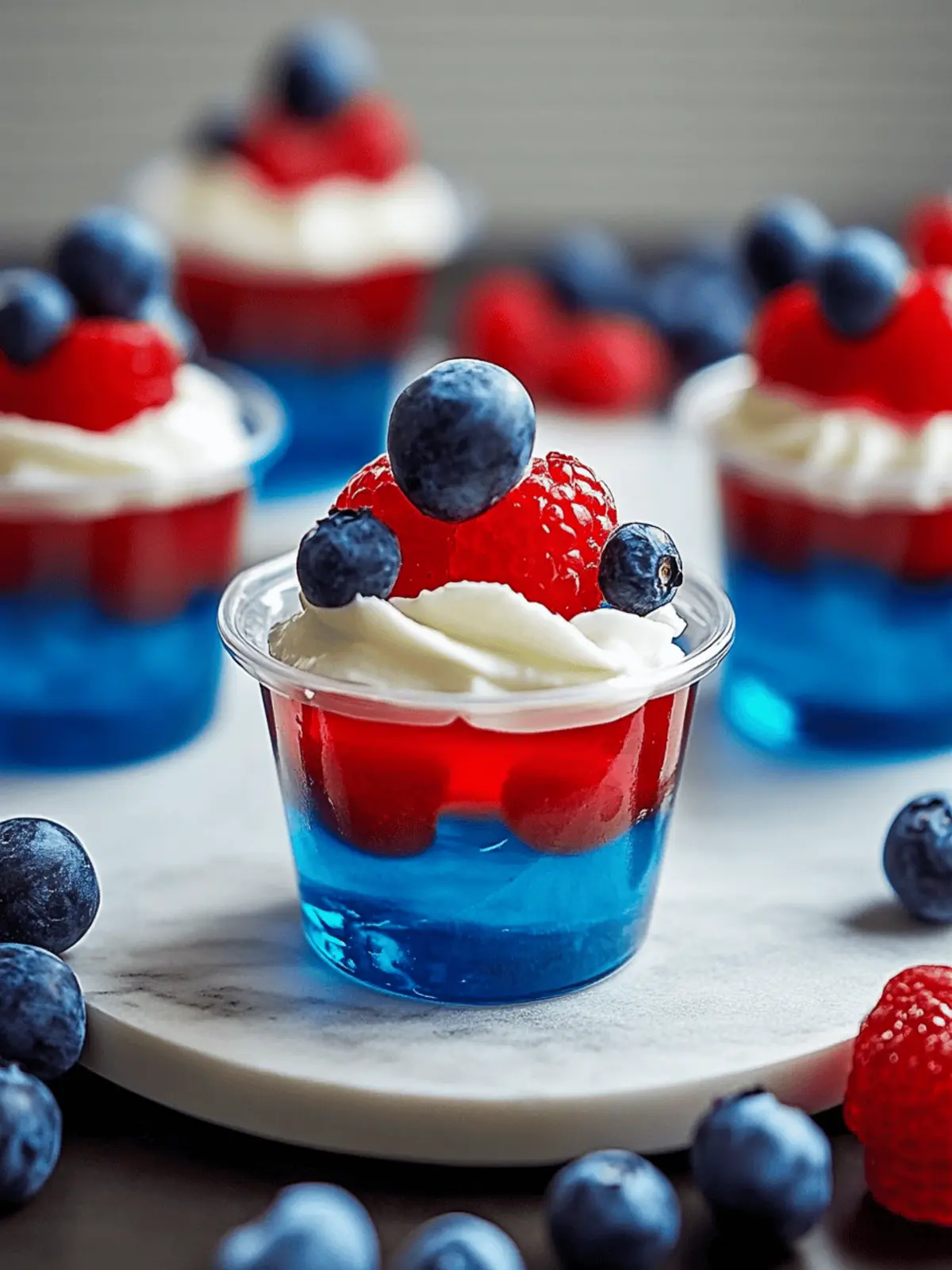 Red, White, and Blue Jello Cups: Fun No-Bake Summer Treats 4 Red, White, and Blue Jello Cups