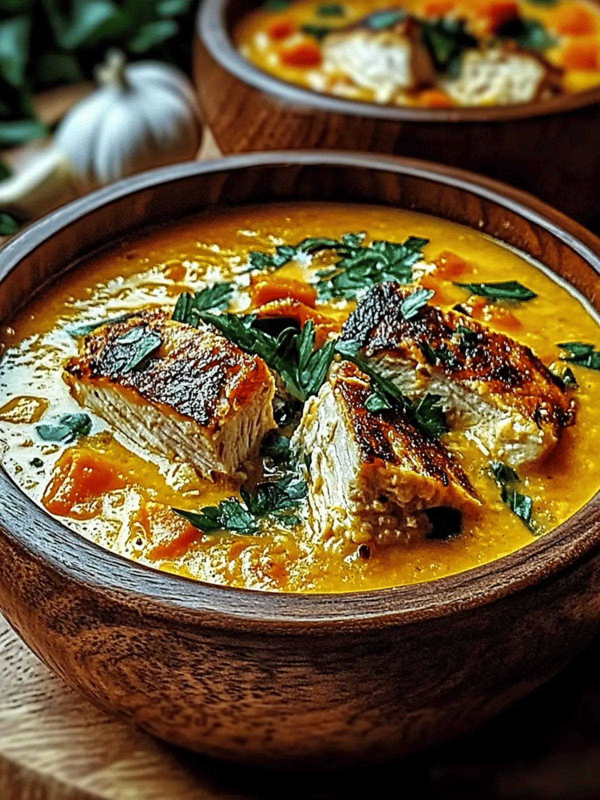 Creamy Pumpkin Chicken Soup: Your Cozy Autumn Comfort Food 3 Creamy Pumpkin Chicken Soup