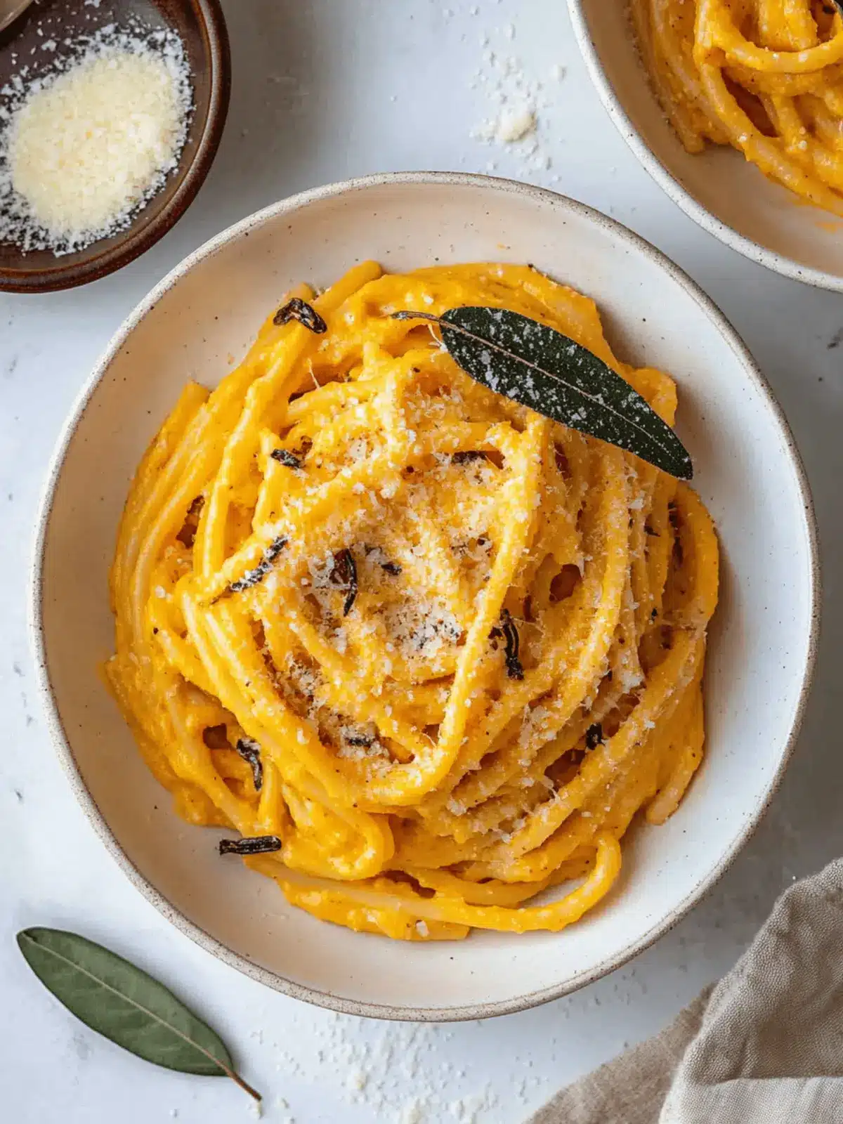 Creamy Pumpkin Ricotta Pasta Ready in 20 Minutes 3 Pumpkin Ricotta Pasta