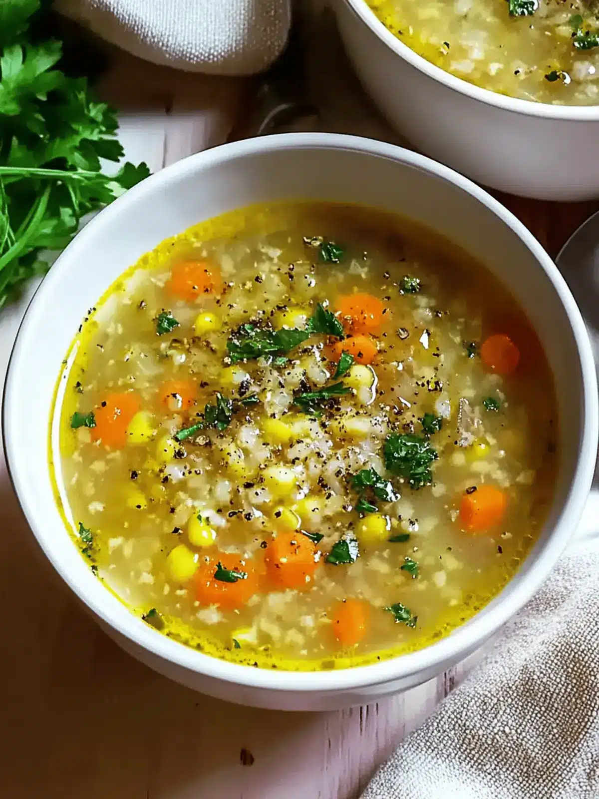 Healing Garlic Soup for Colds: A Cozy Bowl of Comfort 4 Healing Garlic Soup for Colds