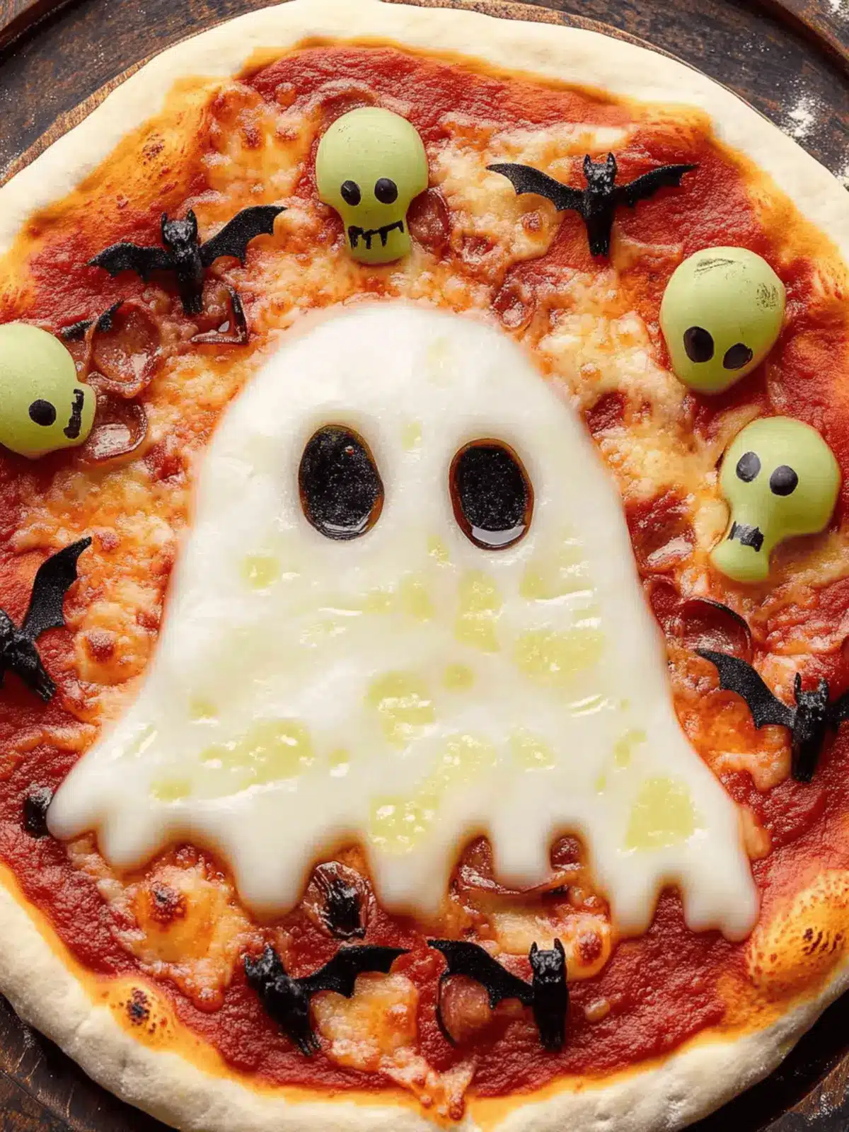 Make Spooky Ghost Pizza for Halloween: A Fun Vegan Treat 3 Ghost Pizza for Halloween