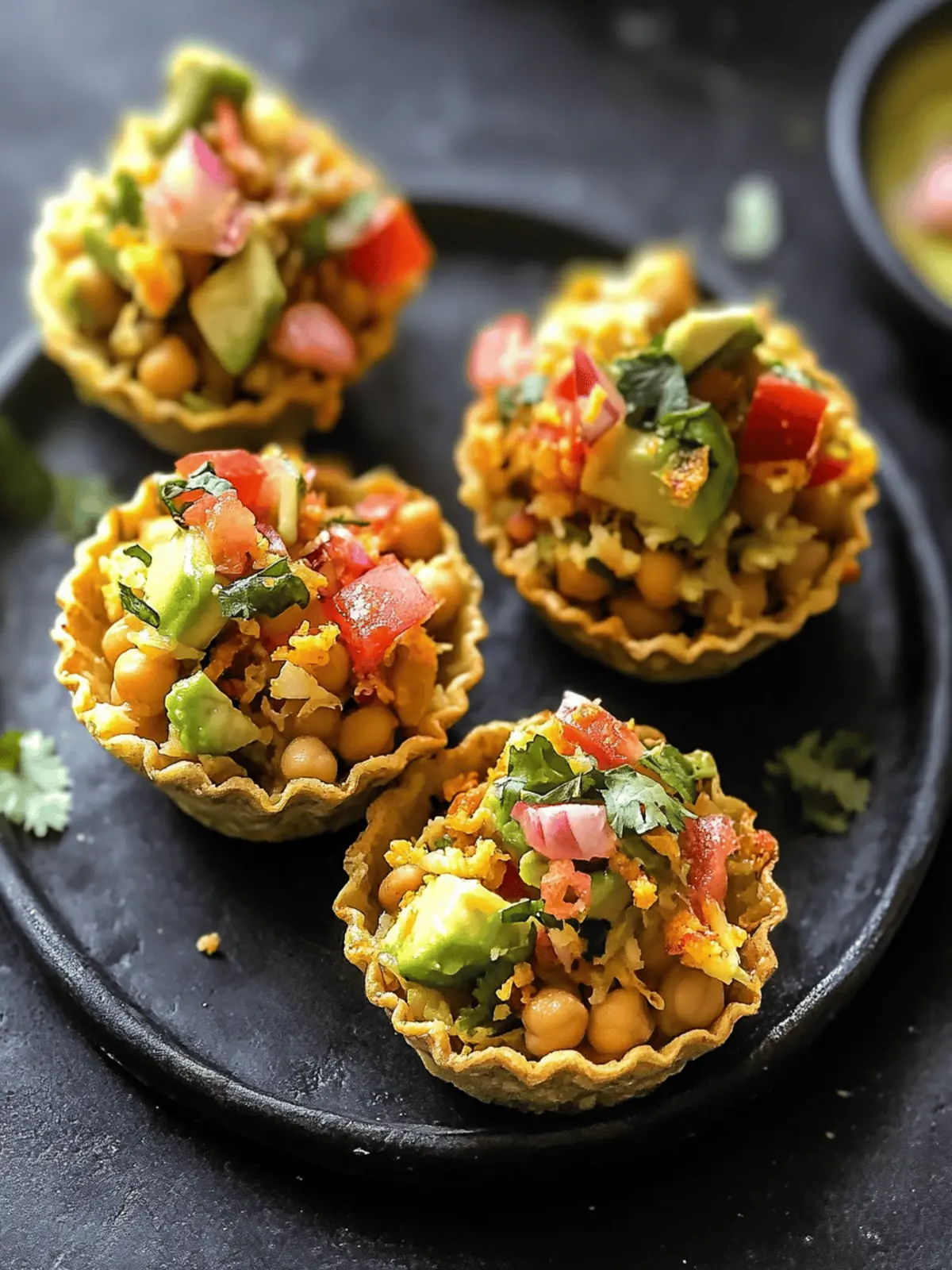 Chickpea Avocado Bhel Cups for Festive Flavorful Fun 3 Chickpea Avocado Bhel Cups
