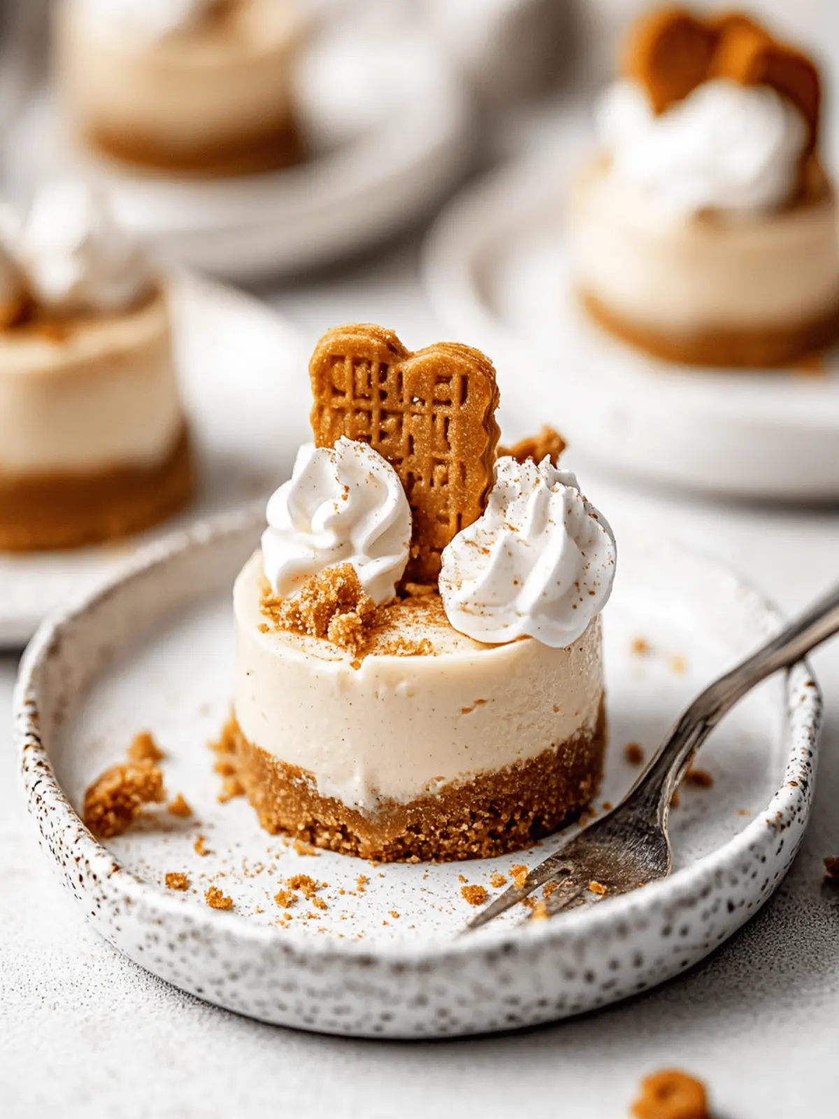 Decadent No Bake Mini Biscoff Cheesecakes for Sweet Indulgence 5 No Bake Mini Biscoff Cheesecakes