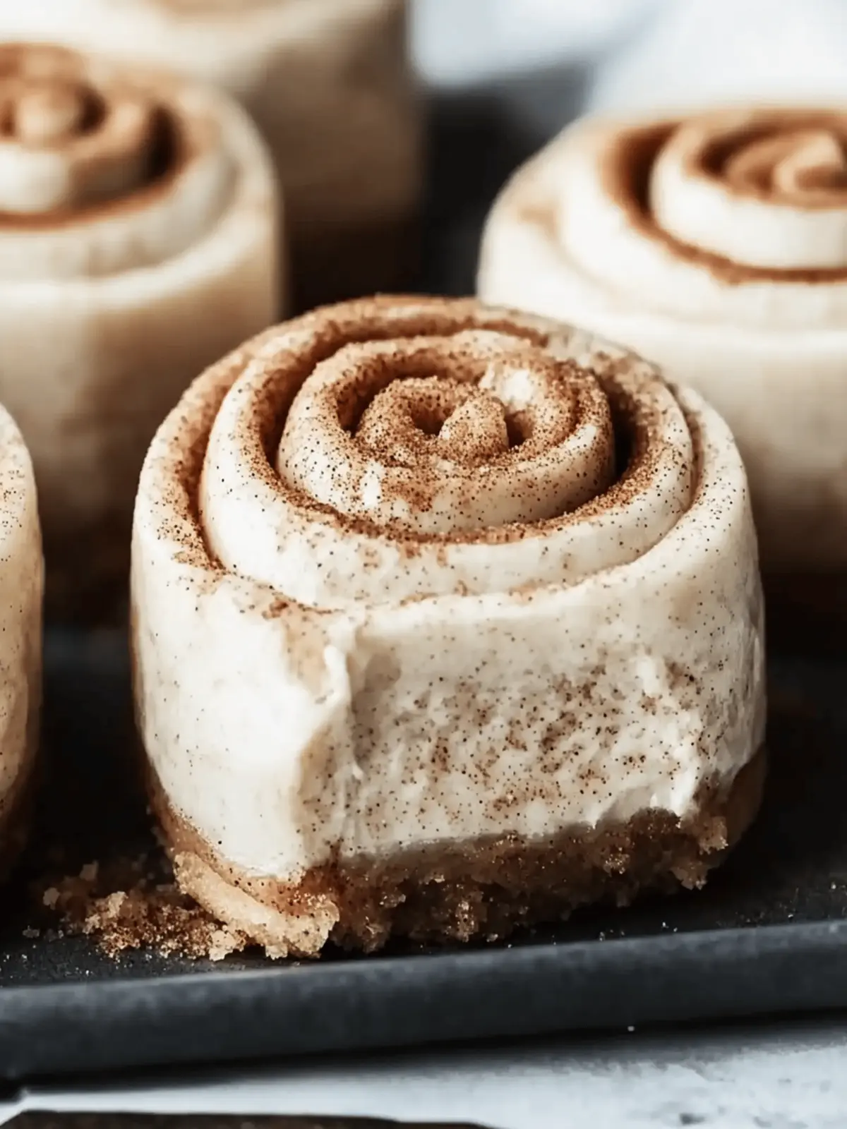 Mini Cinnamon Roll Cheesecakes that Melt in Your Mouth 2 Mini Cinnamon Roll Cheesecakes