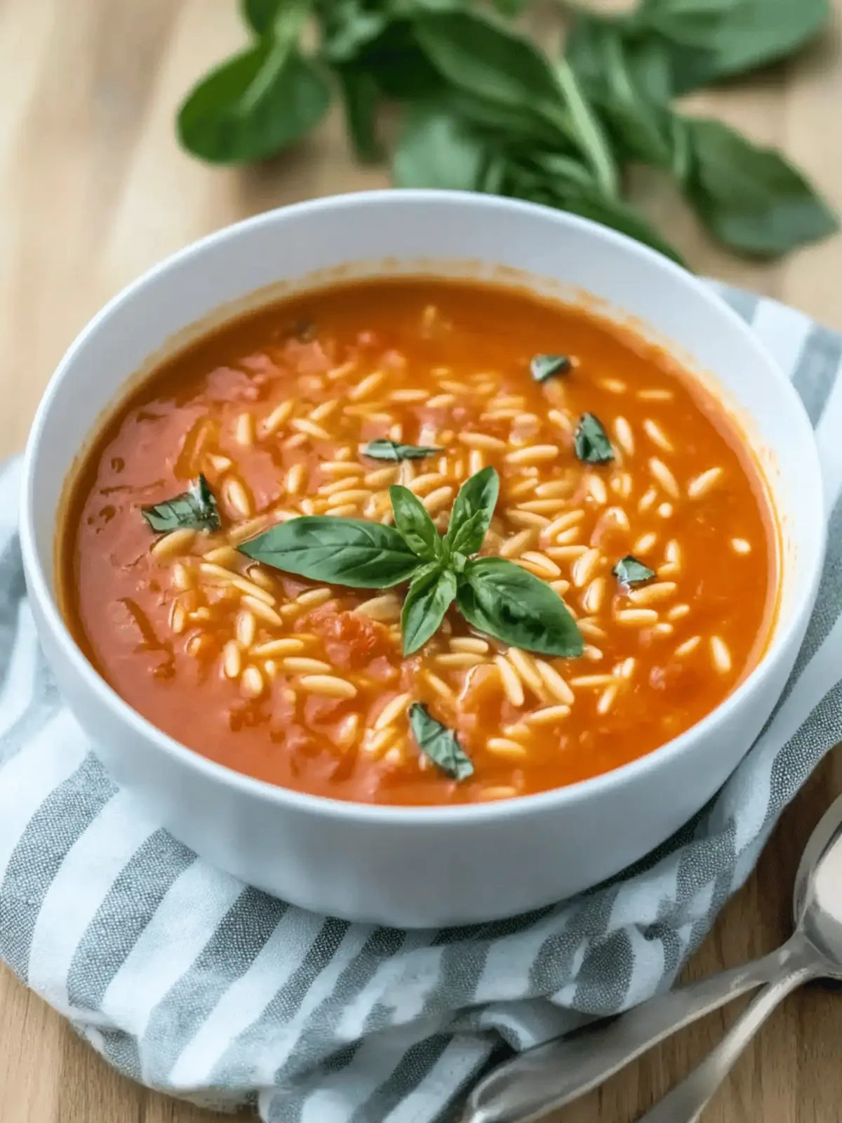 Comforting Hearty Tomato Orzo Soup for Cozy Nights at Home 5 Hearty Tomato Orzo Soup