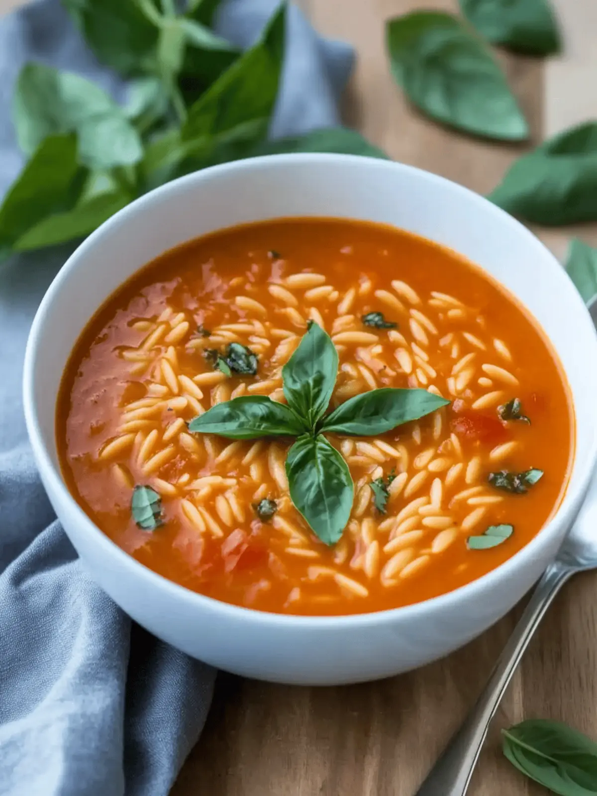 Comforting Hearty Tomato Orzo Soup for Cozy Nights at Home 2 Hearty Tomato Orzo Soup