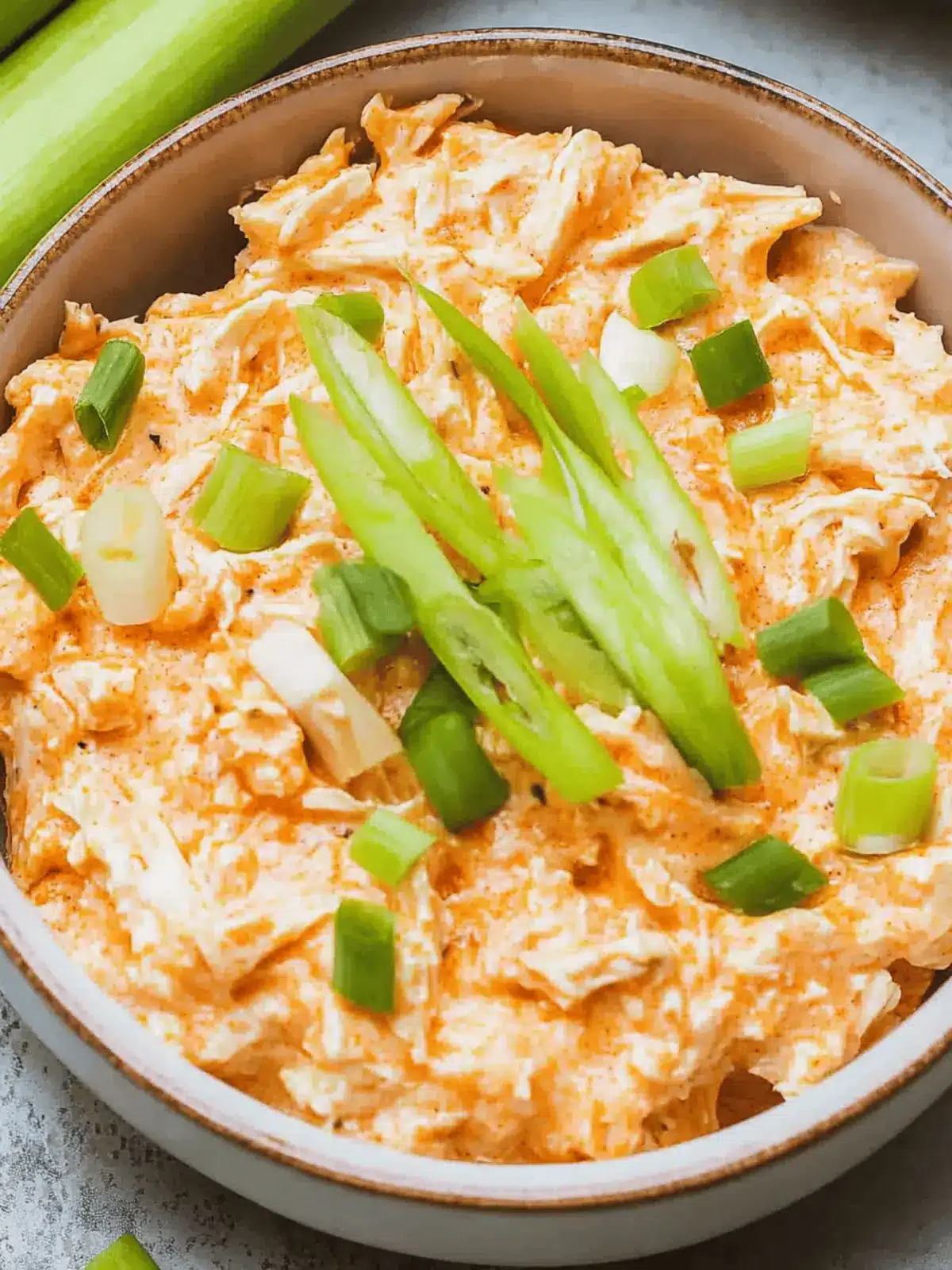 Delicious High Protein Buffalo Chicken Dip for Guilt-Free Snacking 5 High Protein Buffalo Chicken Dip
