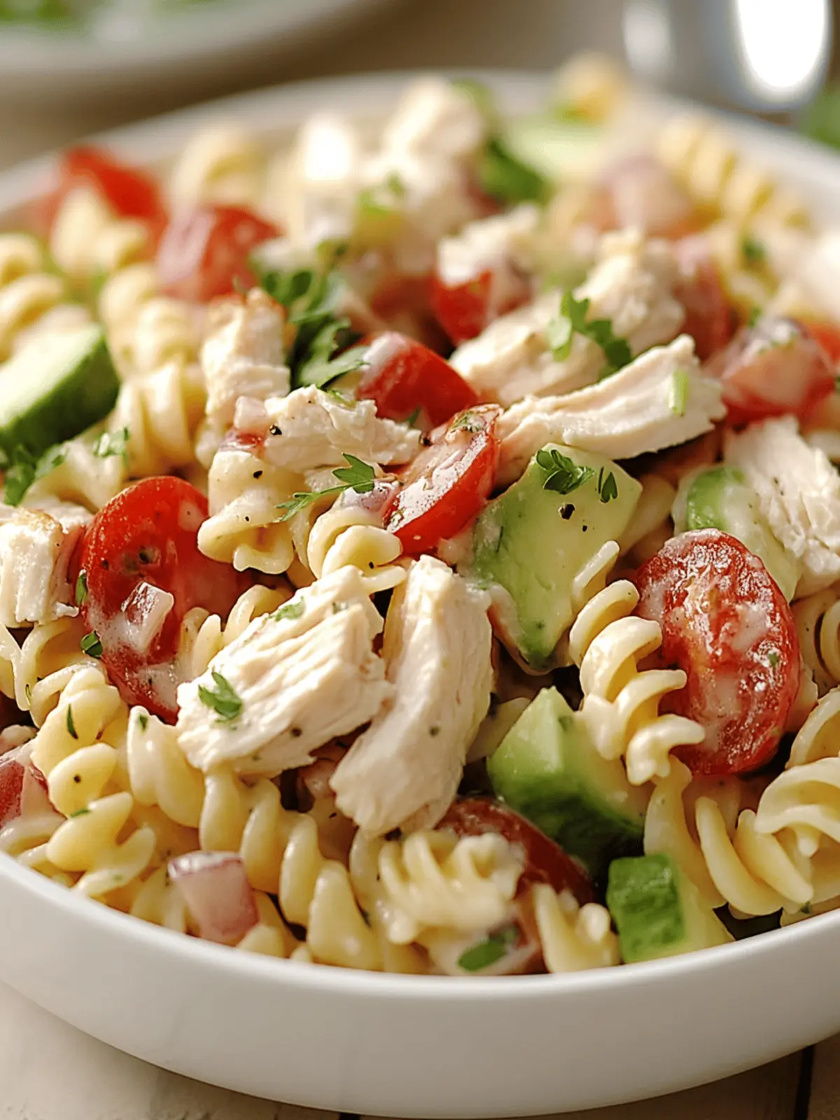 Delicious Chicken Club Pasta Salad for Easy Meal Prep 5 Chicken Club Pasta Salad