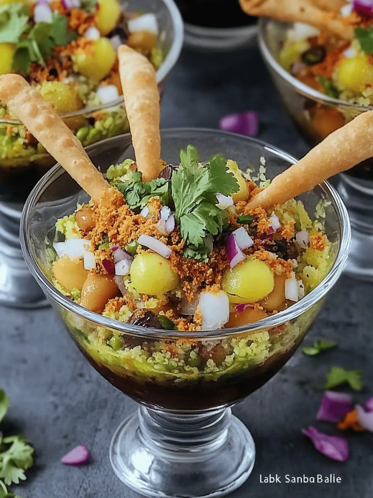 Deconstructed Samosa Chaat Cups Perfect for Your Next Party 5 Deconstructed Samosa Chaat