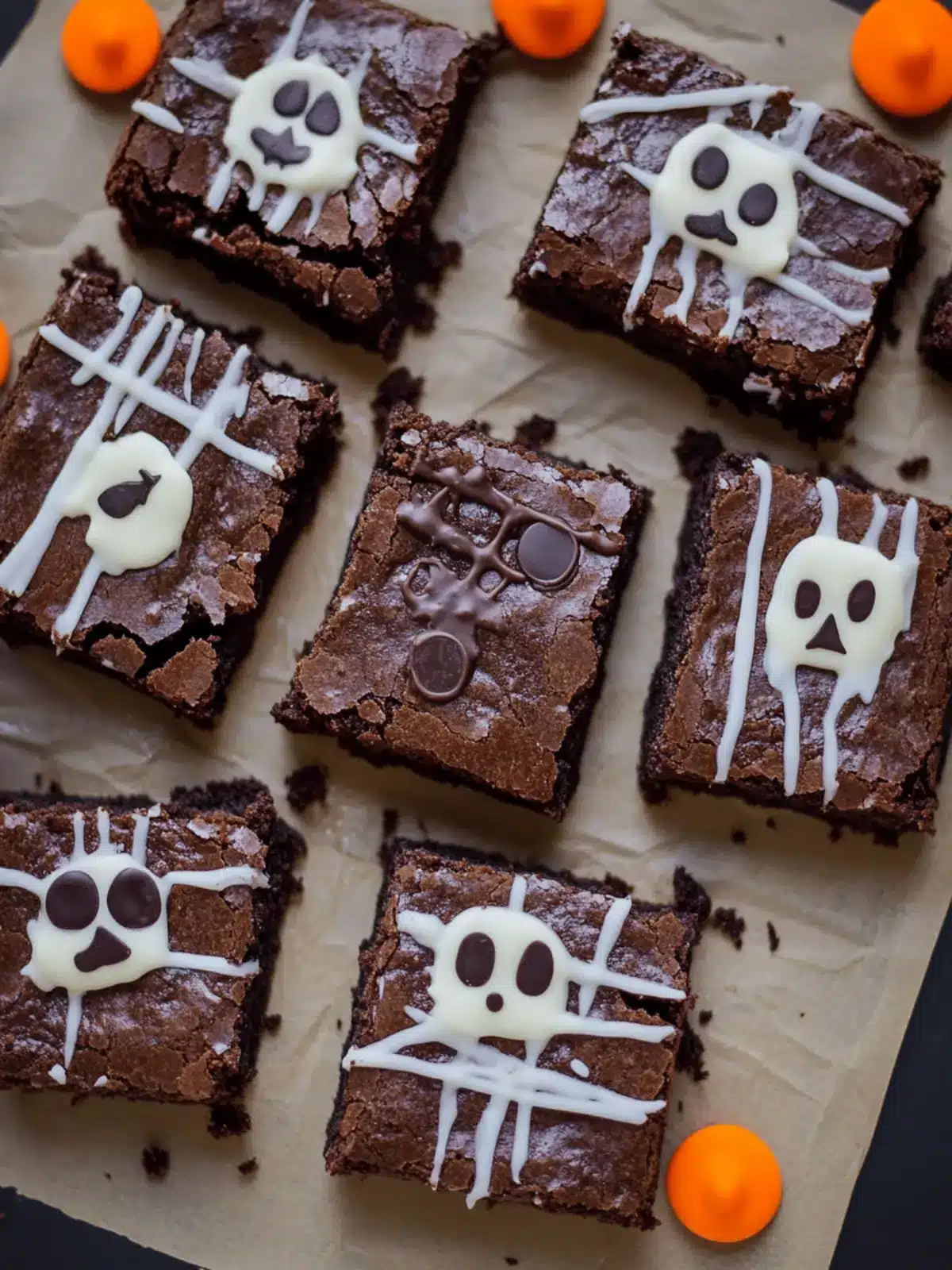 Spooky Halloween Brownies: 3 Fun Variations to Try! 4 Halloween Brownies