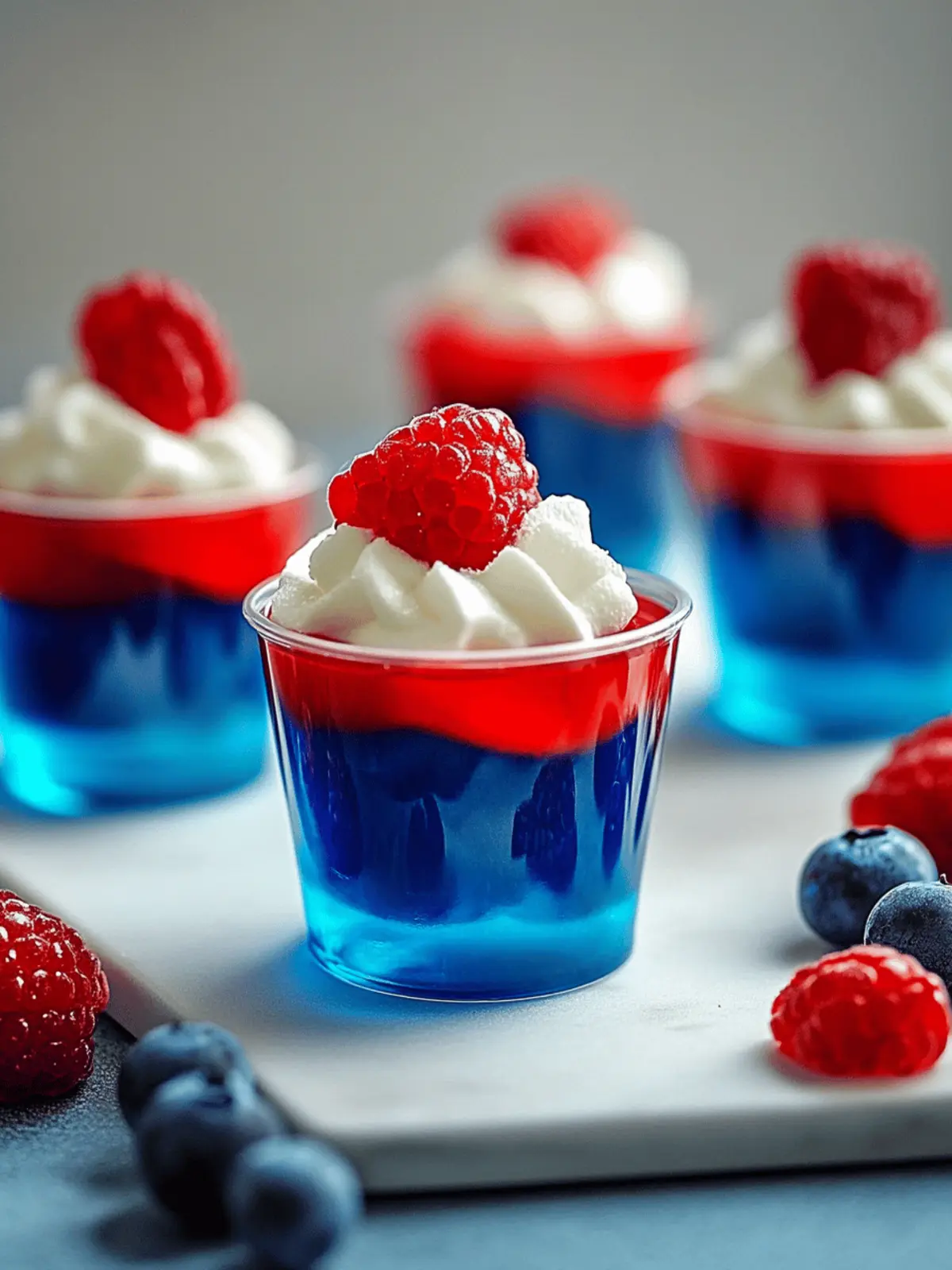 Red, White, and Blue Jello Cups: Fun No-Bake Summer Treats 2 Red, White, and Blue Jello Cups