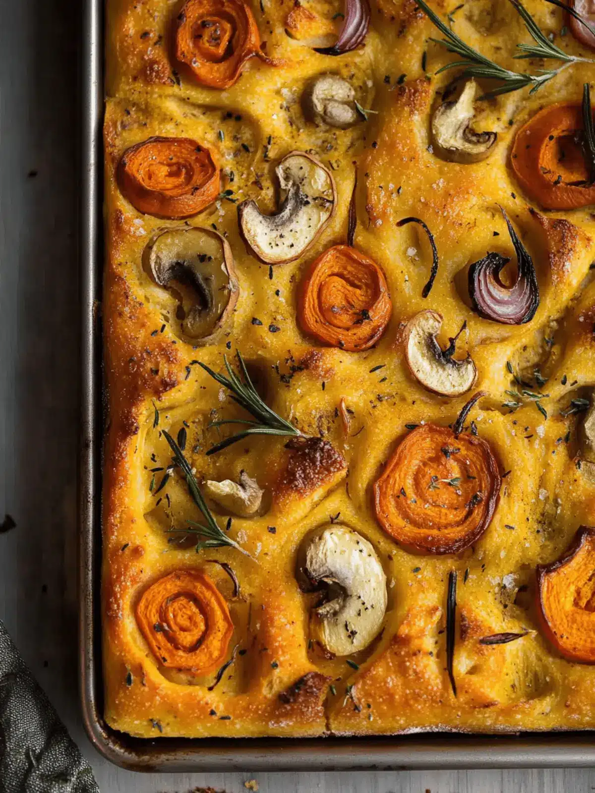 Irresistible Pumpkin Focaccia for Cozy Fall Evenings 3 Pumpkin Focaccia