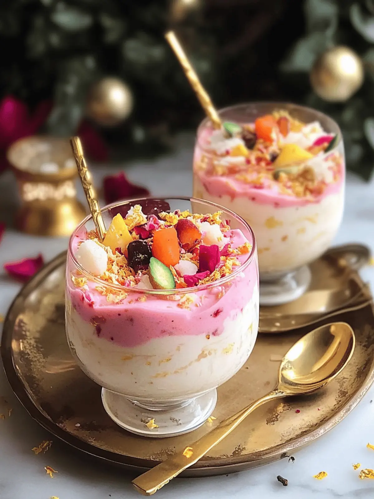 Delight in Rose Rasmalai Falooda: A Festive Indian Treat 2 Rose Rasmalai Falooda