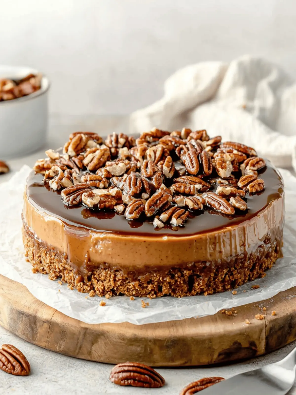 Pecan Pie Cheesecake: The Ultimate Sweet Indulgence! 4 Pecan Pie Cheesecake