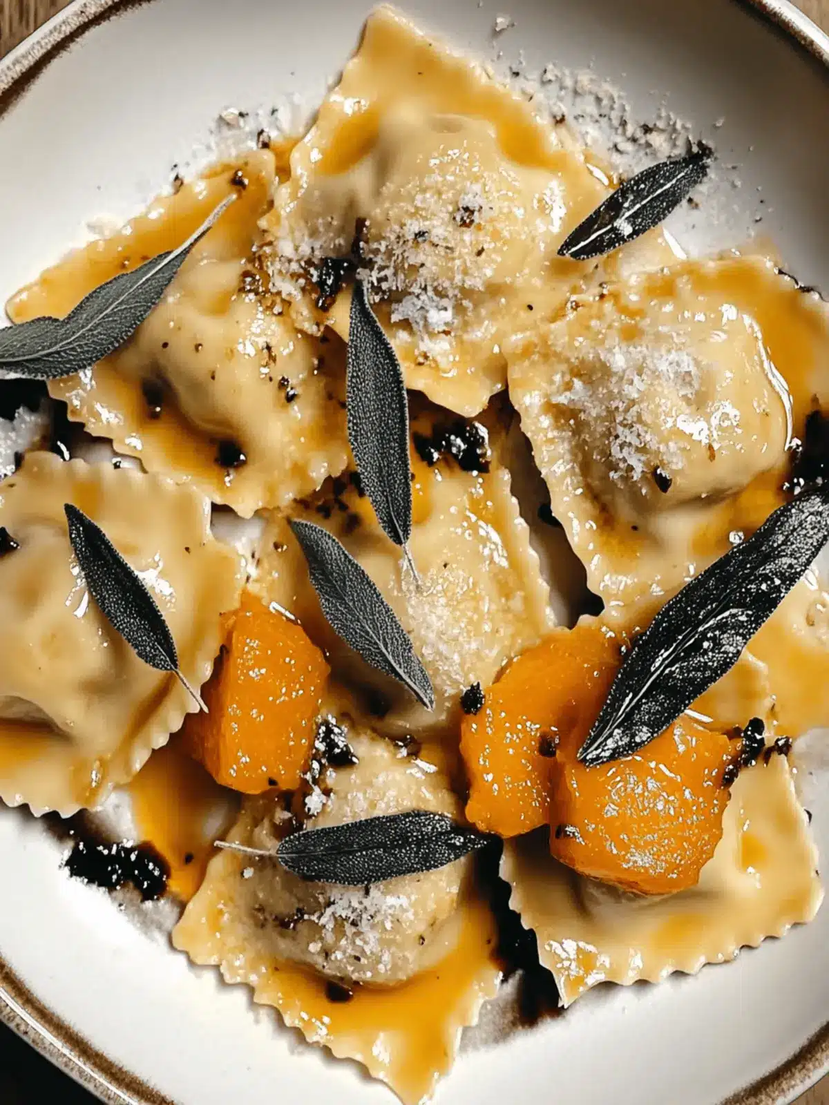Cozy Up with Roast Pumpkin Agnolotti in Sage Butter Sauce 2 Roast Pumpkin Agnolotti