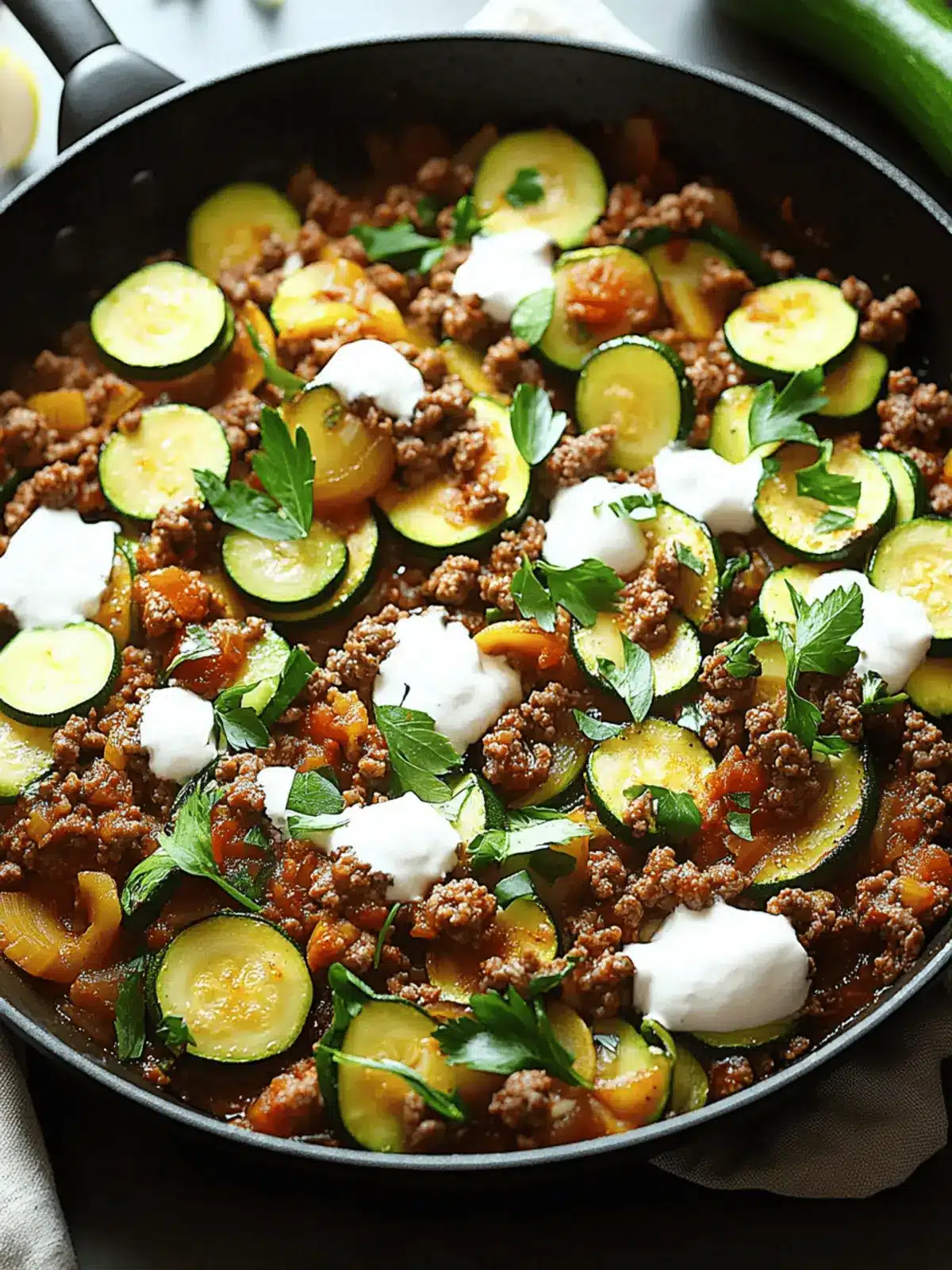 Zucchini and Ground Beef Skillet: Quick, Flavor-Packed Meal 3 Zucchini and Ground Beef Skillet