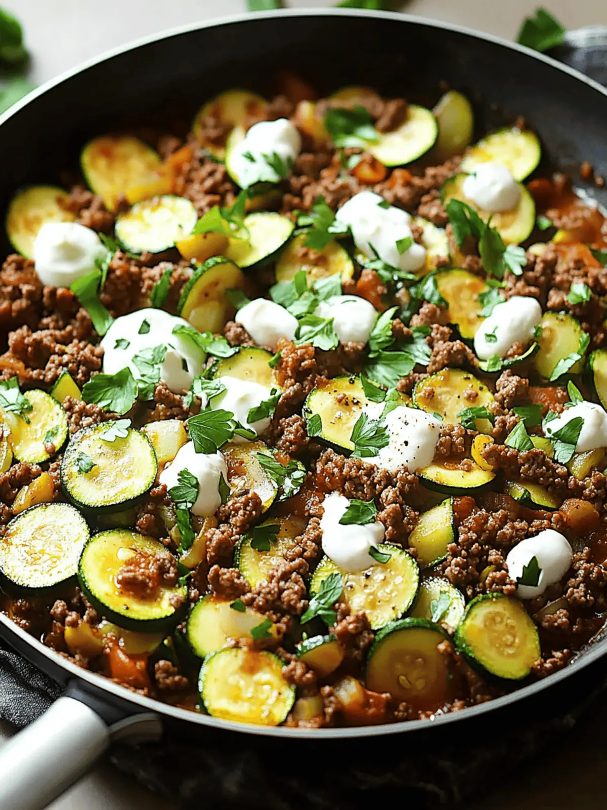 Zucchini and Ground Beef Skillet: Quick, Flavor-Packed Meal 2 Zucchini and Ground Beef Skillet