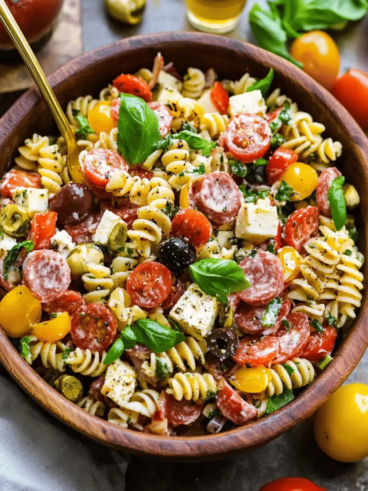Ultimate Italian Antipasto Pasta Salad for Summer Bliss 2 Italian Antipasto Pasta Salad