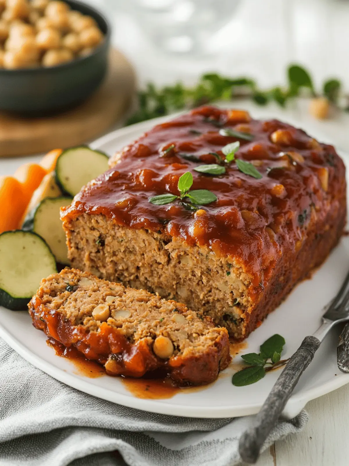 Irresistible Classic Chickpea Vegan Meatloaf You’ll Crave 4 Classic Chickpea Vegan Meatloaf