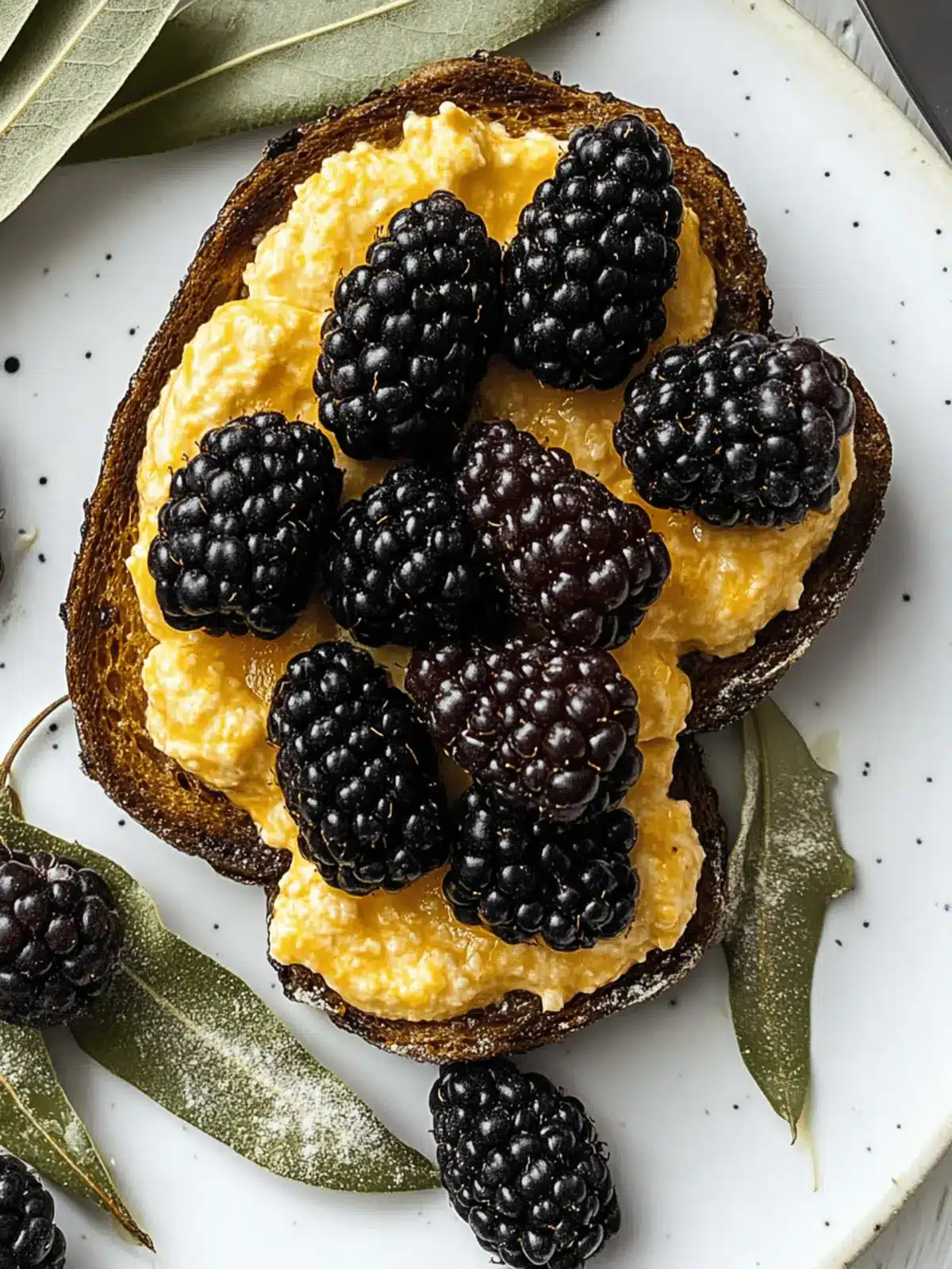 Delicious Pumpkin Whipped Ricotta Toast with Blackberries Bliss 5 Pumpkin Whipped Ricotta Toast with Blackberries