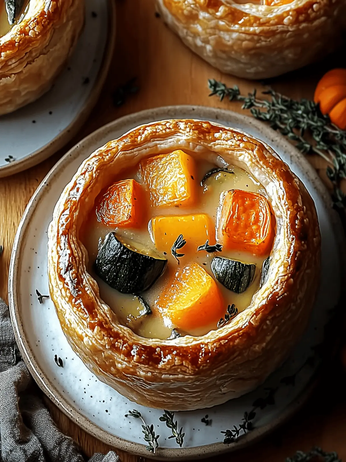 Comforting Roasted Autumn Vegetable Pot Pies for Cozy Nights 2 Roasted Autumn Vegetable Pot Pies