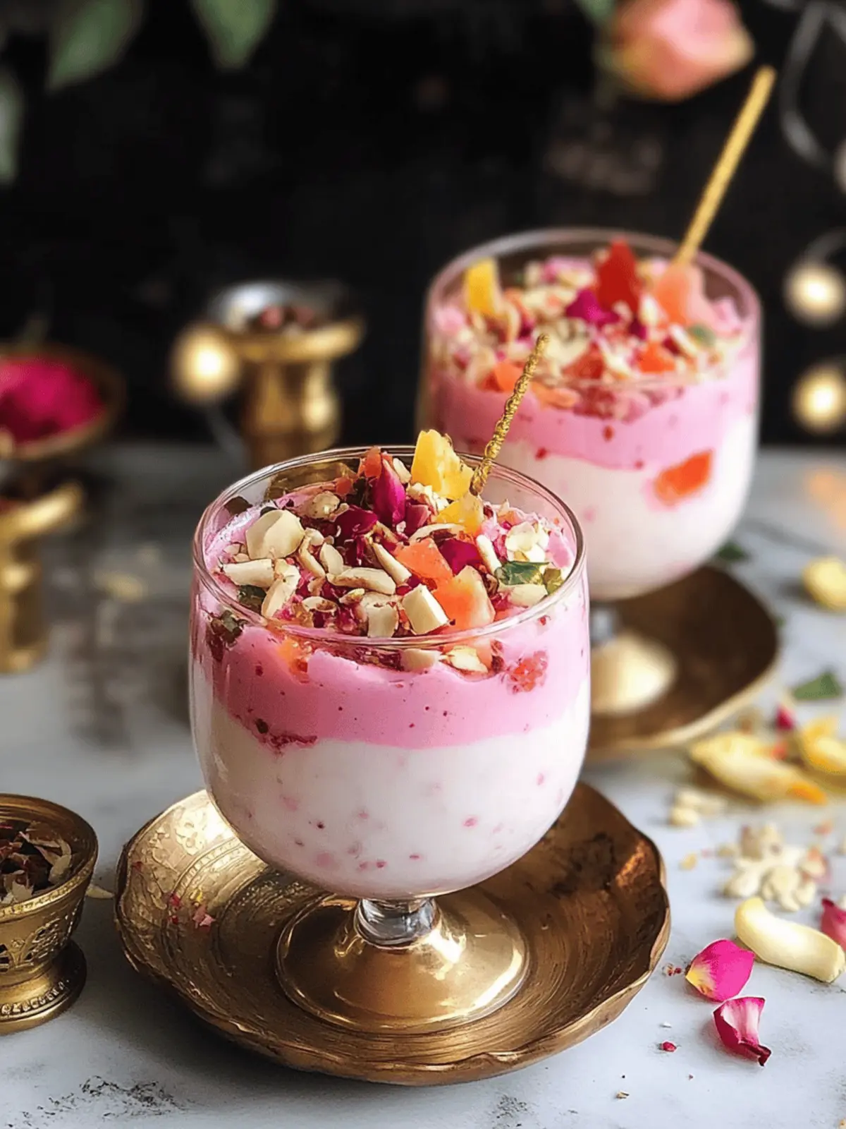 Delight in Rose Rasmalai Falooda: A Festive Indian Treat 5 Rose Rasmalai Falooda
